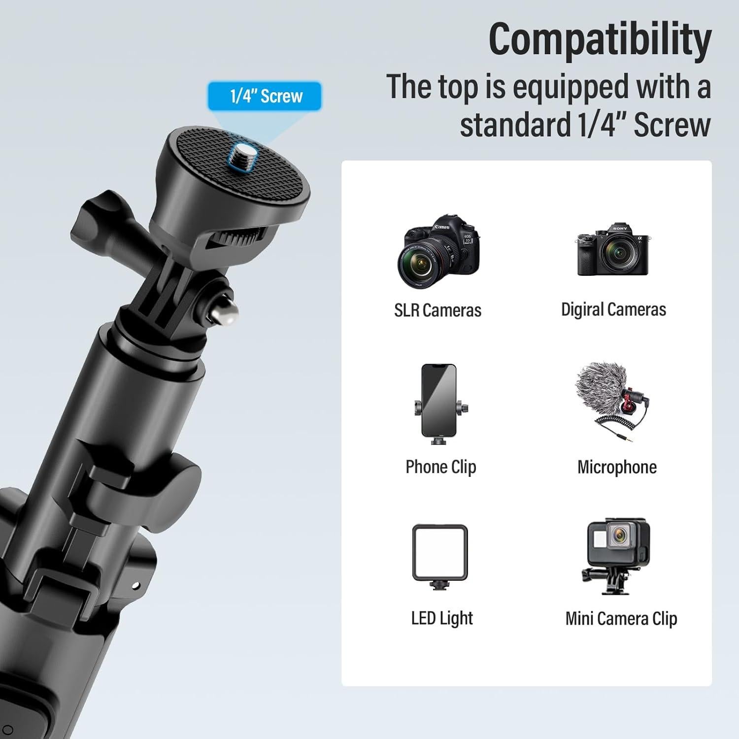 Trípode Portátil SIRUI MS-01K con Control Remoto Bluetooth