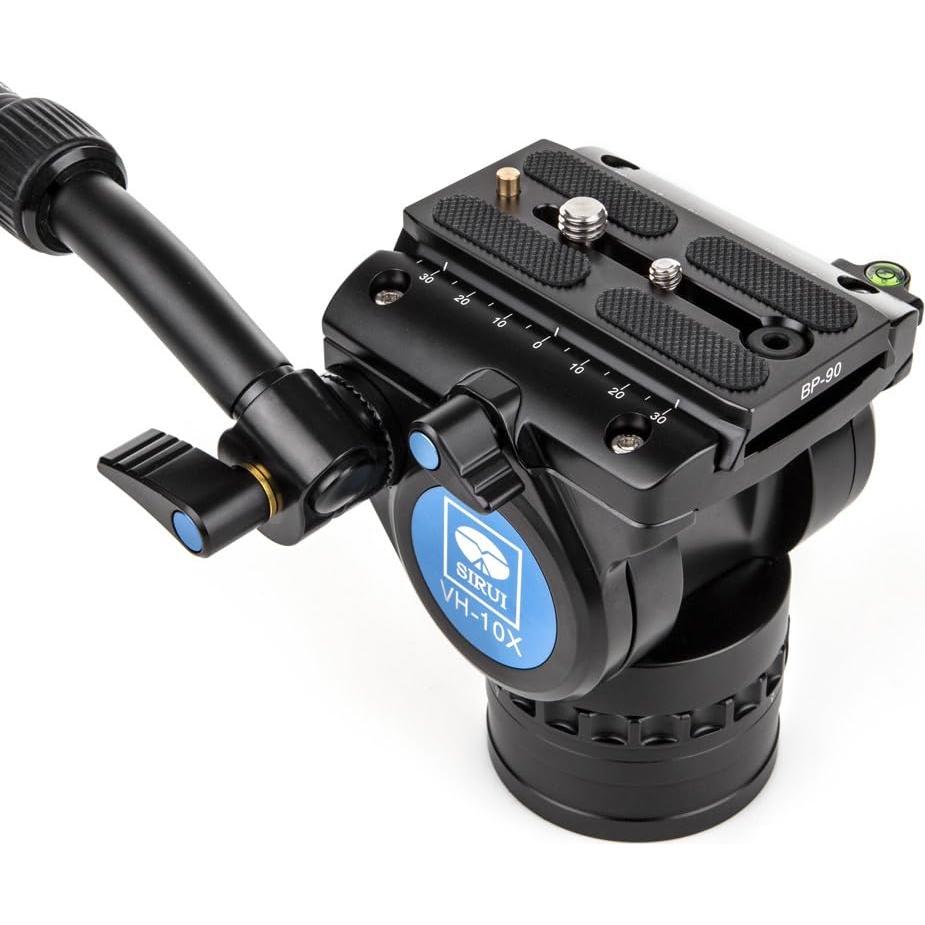 Cabezal de video fluido Sirui VH-10X, 6 kg, Aluminio