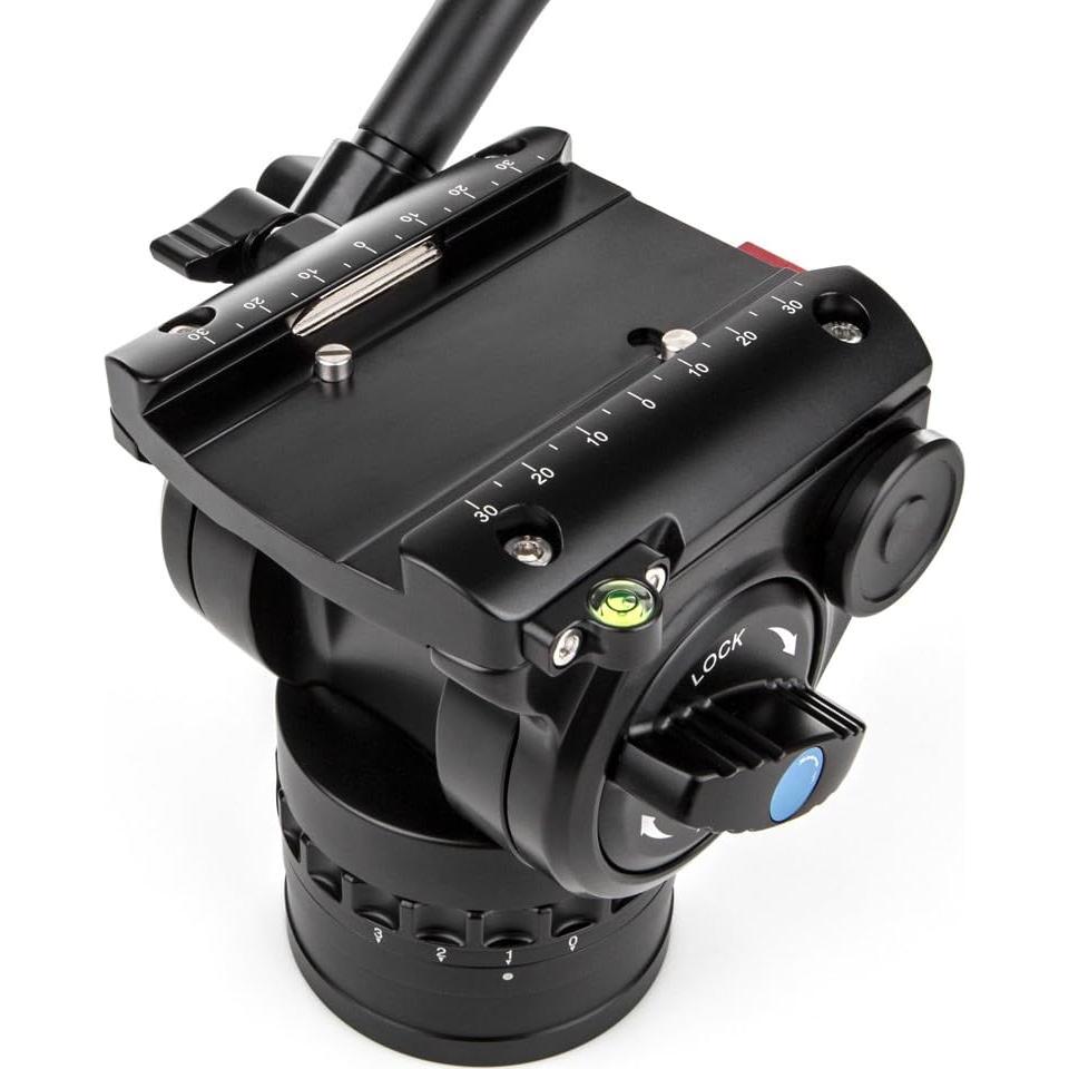 Cabezal de video fluido Sirui VH-10X, 6 kg, Aluminio