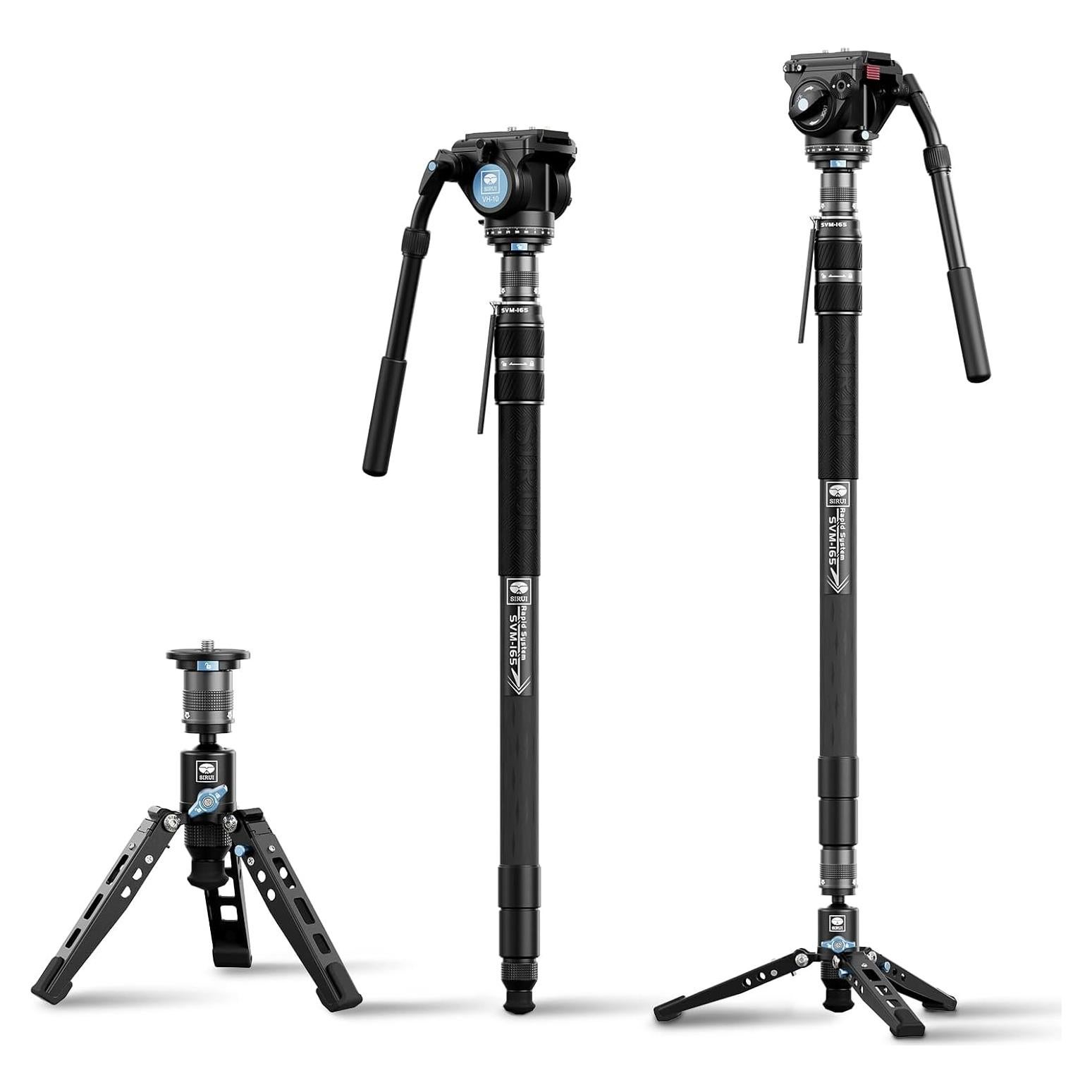 Monopie Profesional SIRUI SVM-165 de Fibra de Carbono 10kg