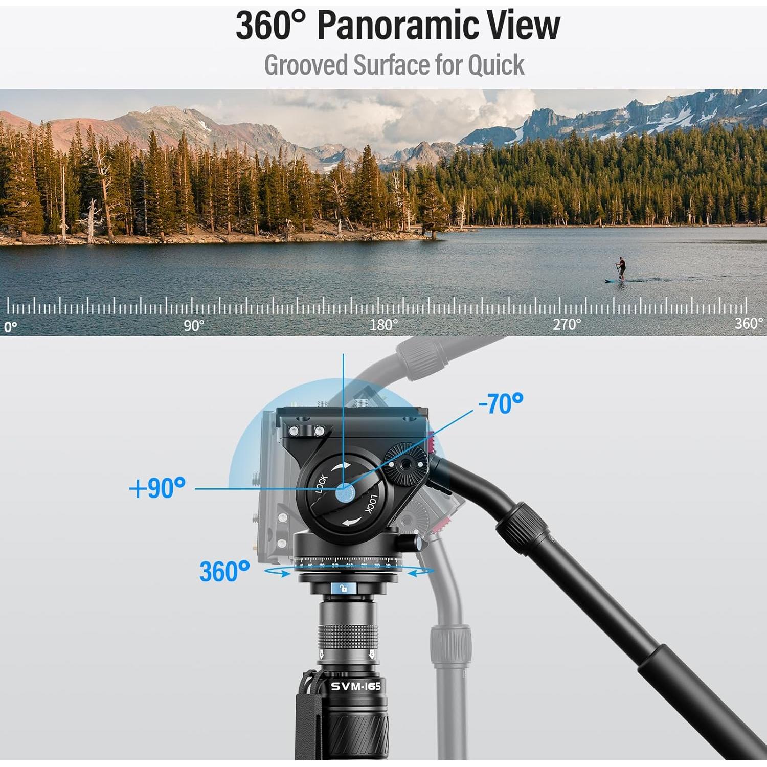 Monopie Profesional SIRUI SVM-165 de Fibra de Carbono 10kg