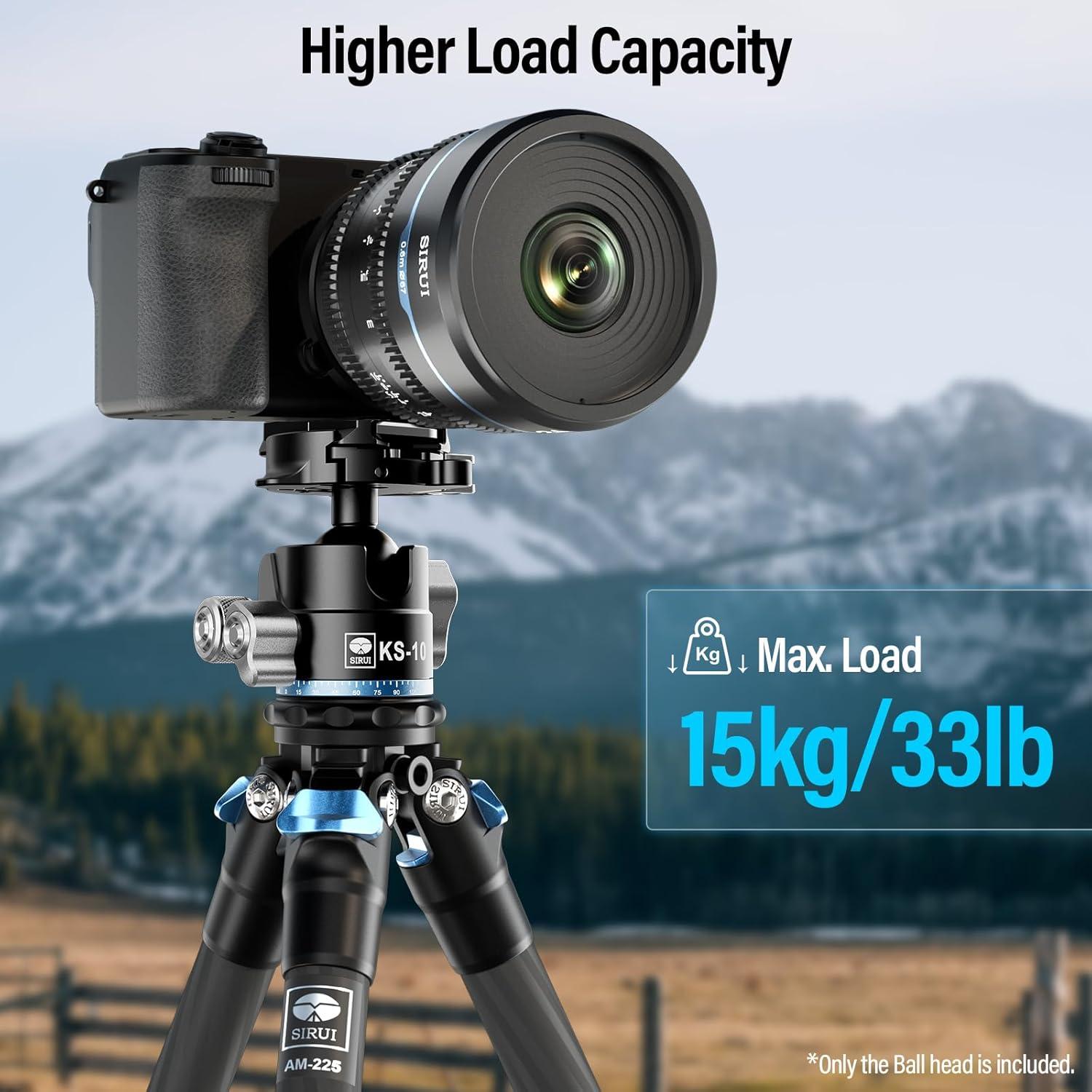 Cabezal de Bola QR Gravedad Baja Sirui KS-10 15kg