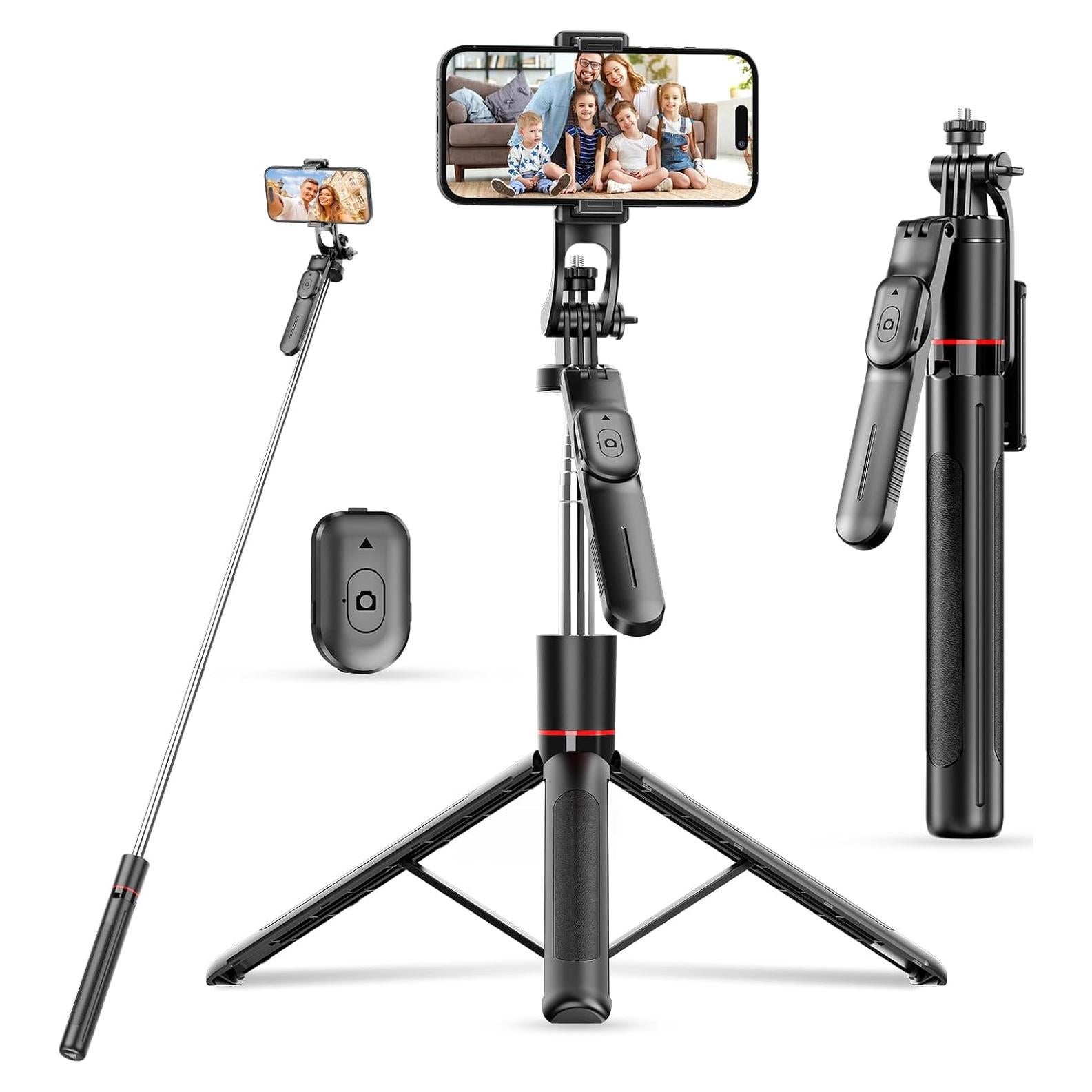 Trípode Selfie 2-en-1 SHENZHEN F15 Extensible 1.7m