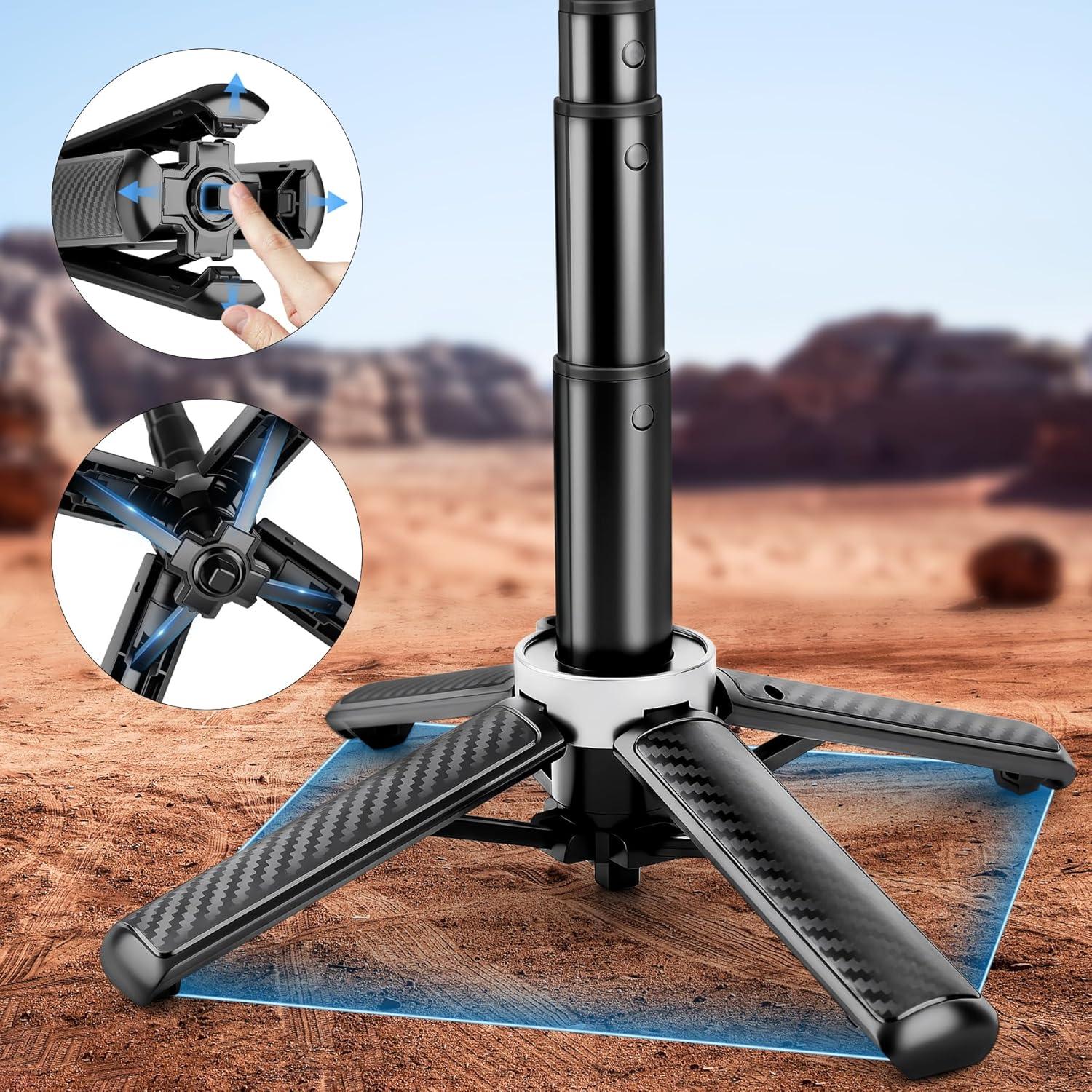 Palo de Selfie Magnético HealAge ZPG-MINI-CX-B 4-en-1