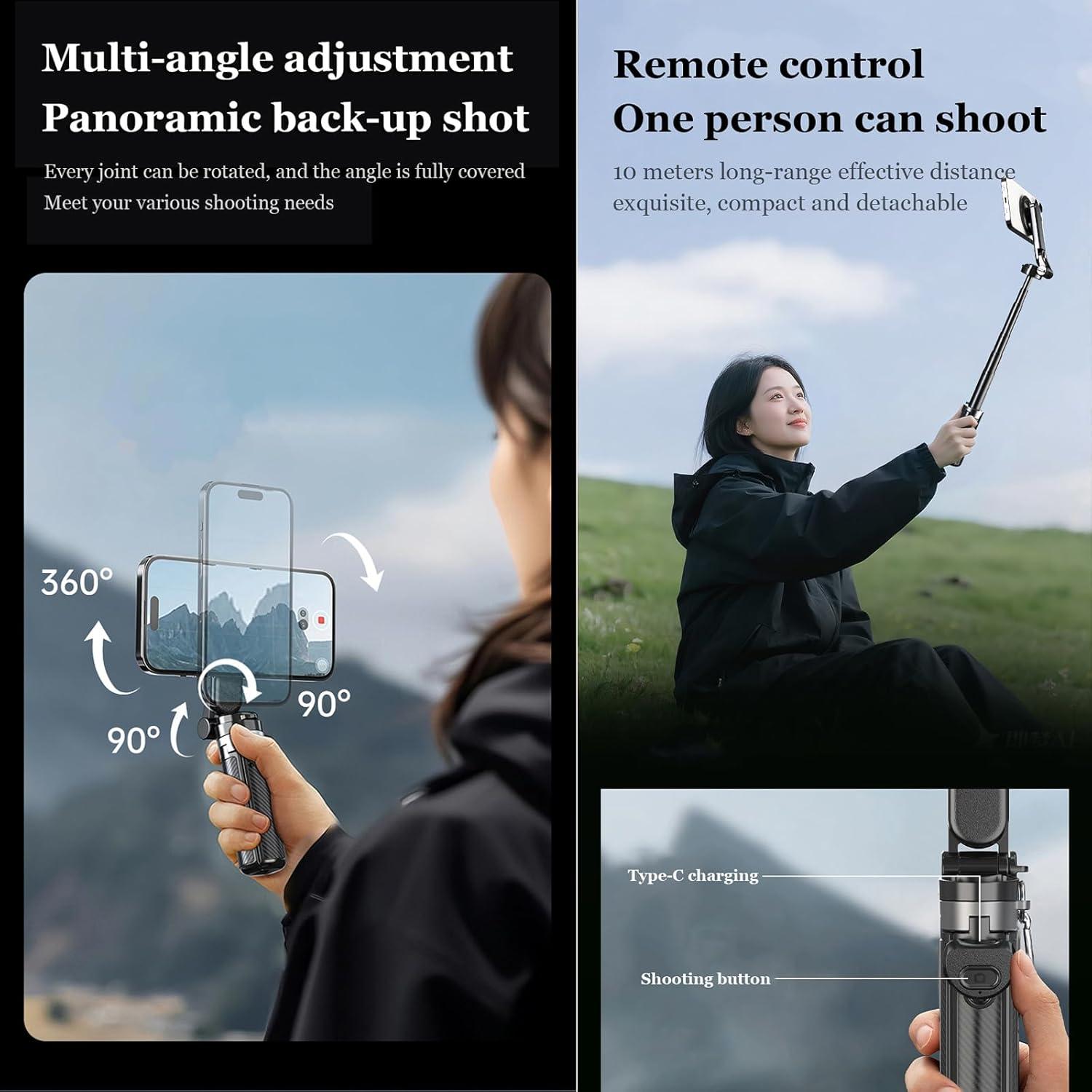 Palo de Selfie Magnético Multifuncional 4 en 1 Yaslayp