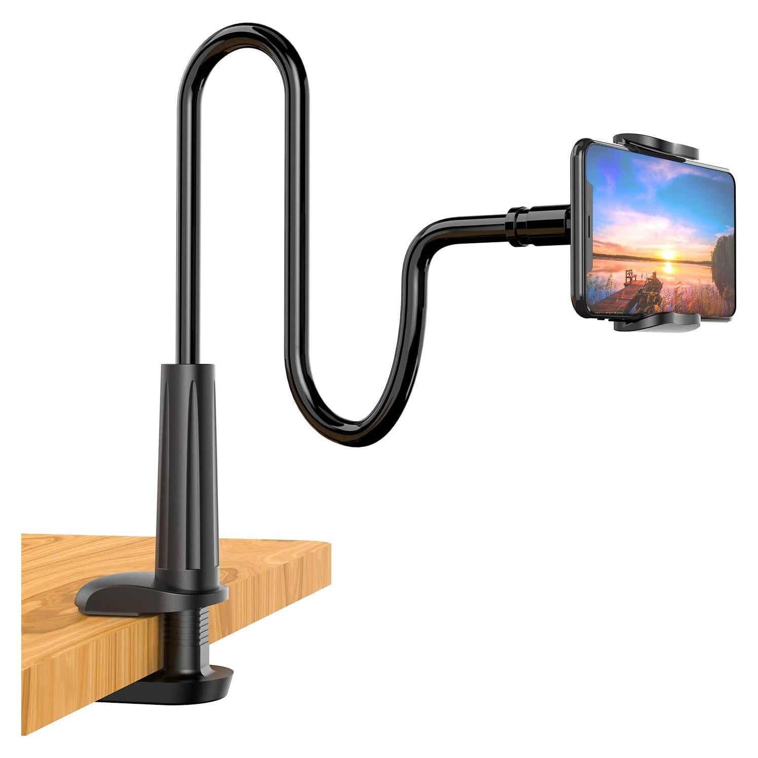 Soporte para Teléfono SHAWE KZ-02 Ajustable 360° Negro