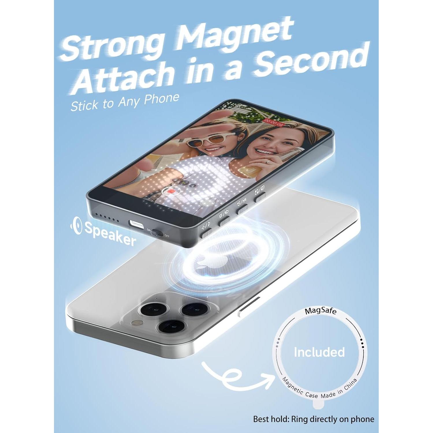 Monitor Selfie Inalámbrico 4K SYNCO XView M4 para iPhone/Android