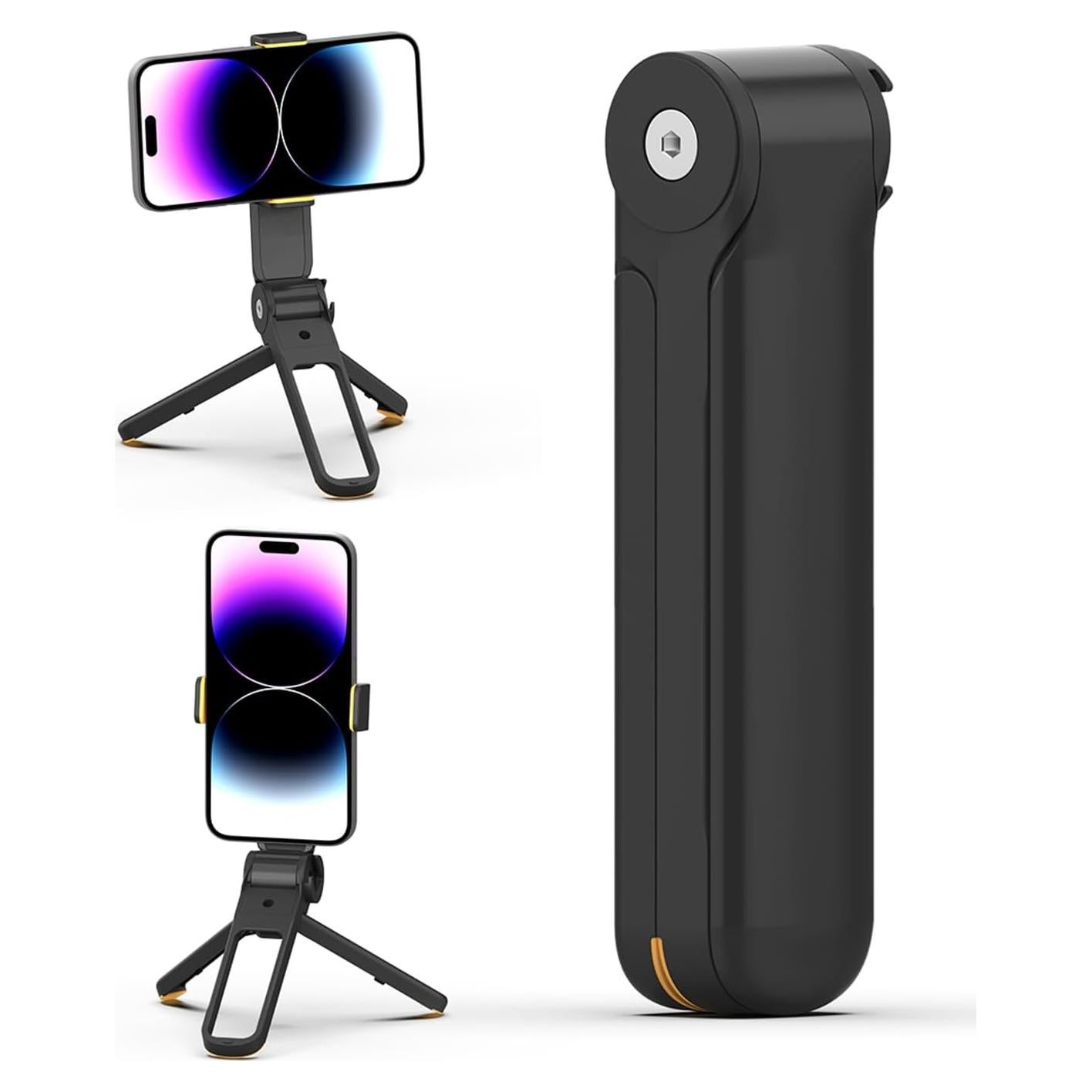 Trípode Mini Plegable RUNNINGMT para Teléfono 4-7" Negro