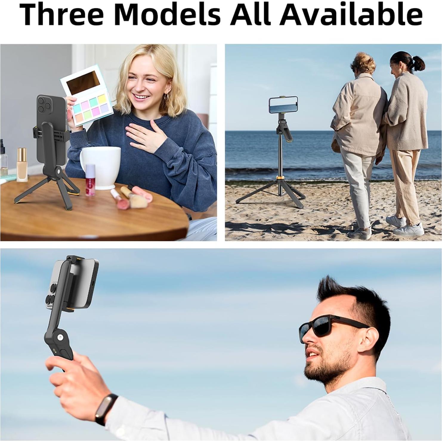 Trípode Mini Plegable RUNNINGMT para Teléfono 4-7" Negro