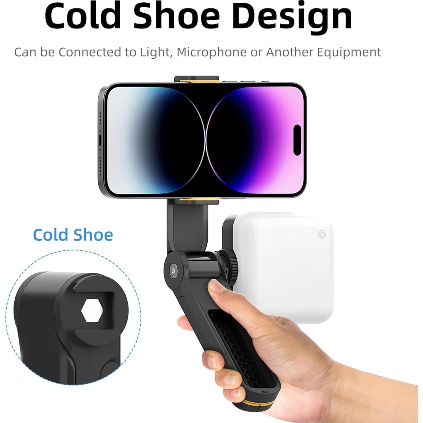 Trípode Mini Plegable RUNNINGMT para Teléfono 4-7" Negro