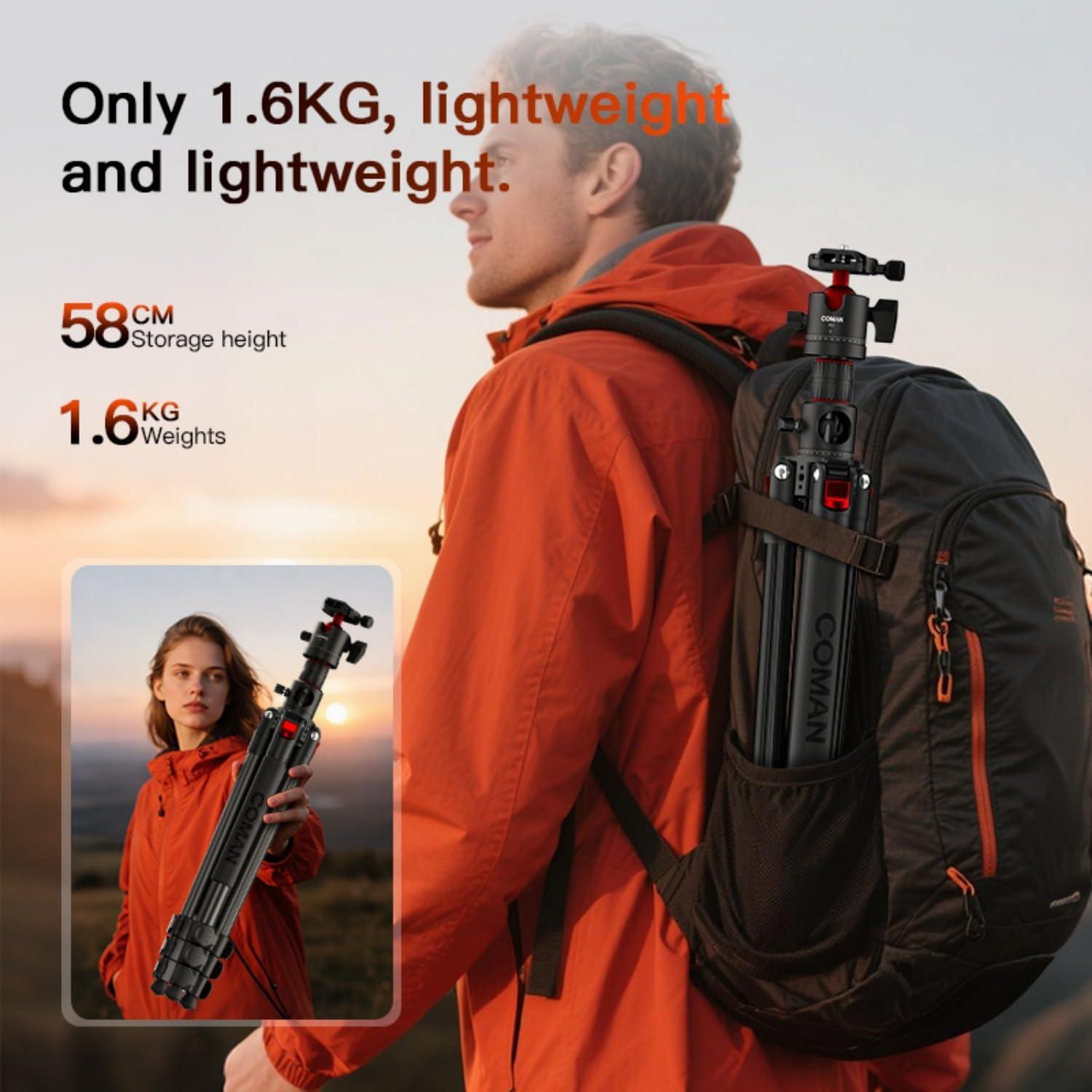 Trípode de Techo COMAN KX3939Mini A32, 181cm, 5kg