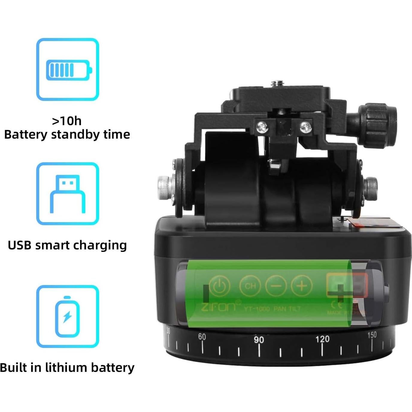 Soporte de Cámara Pan Tilt OlyCelotti con Control Remoto