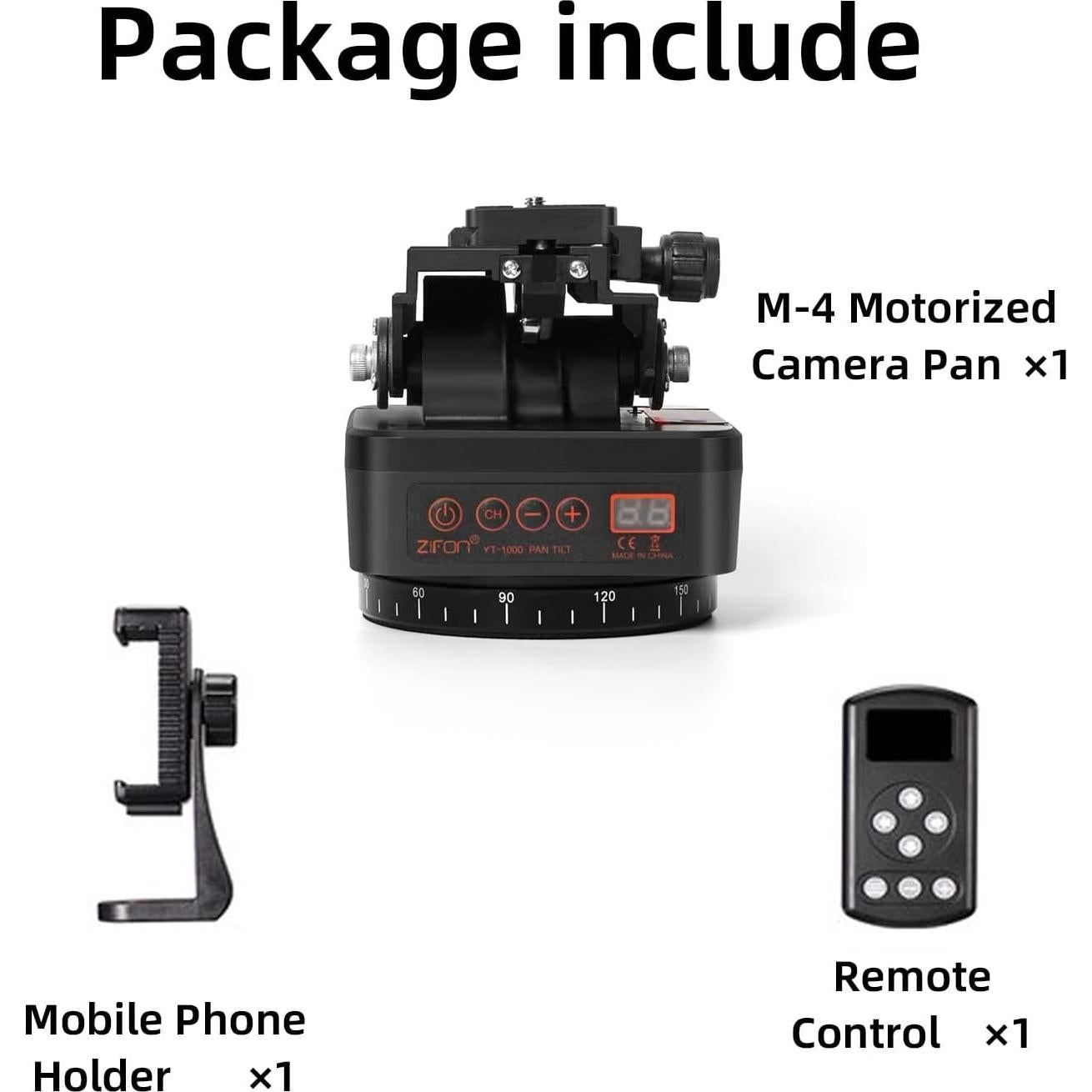 Soporte de Cámara Pan Tilt OlyCelotti con Control Remoto