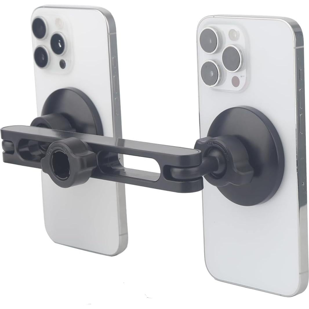 Soporte Magnético Doble para Teléfono Rigdance 2-en-1 Ajustable