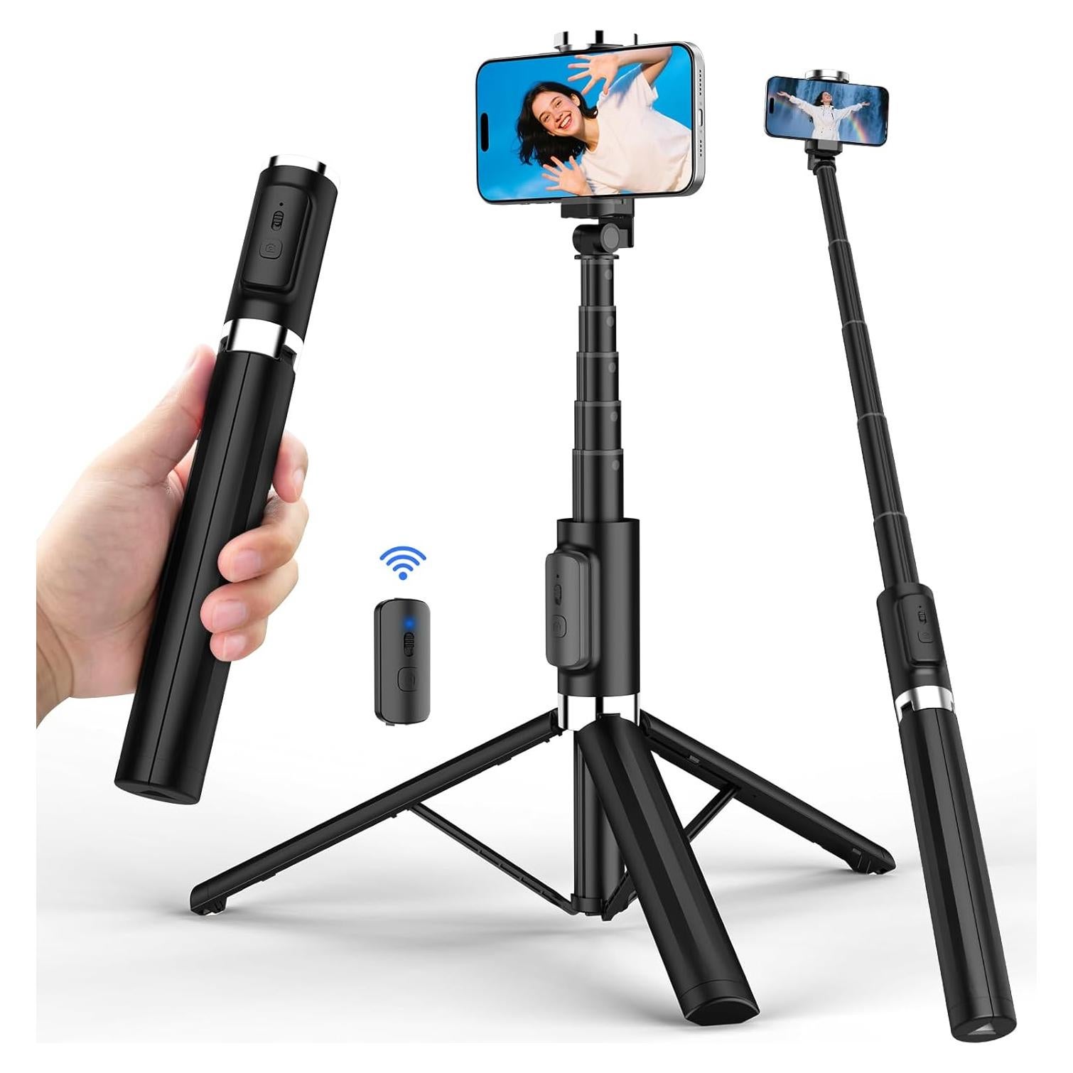 Trípode para Selfie ACKIMA DP16, Soporte Teléfono 110cm