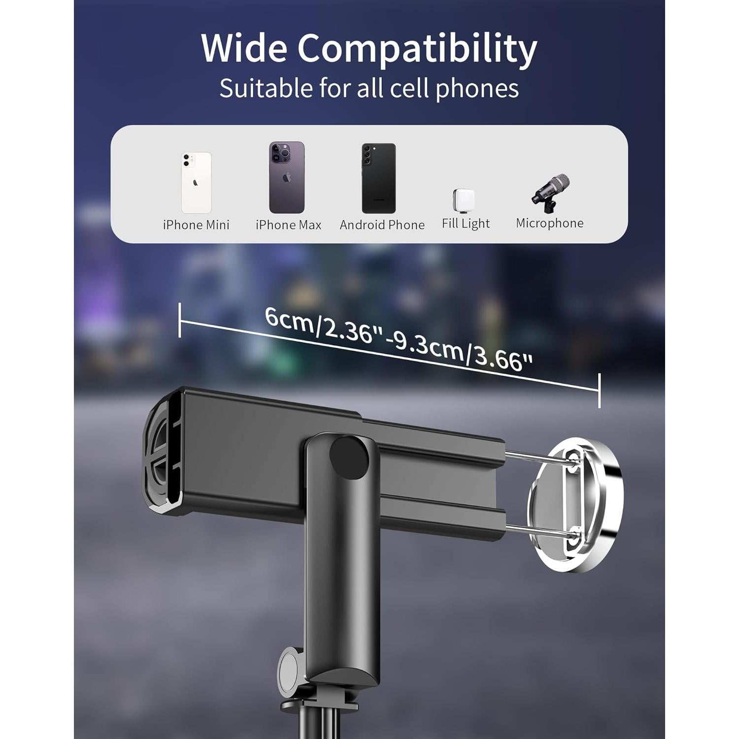 Trípode para Selfie ACKIMA DP16, Soporte Teléfono 110cm