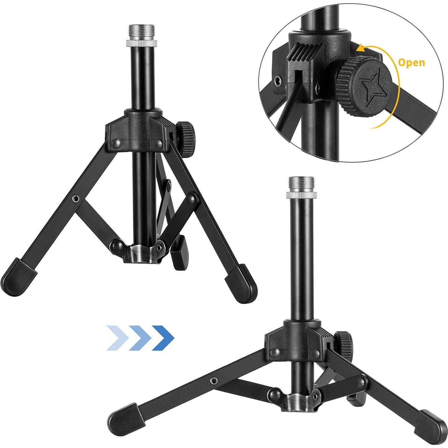 Soporte de Micrófono de Escritorio BILIONE Plegable Ajustable