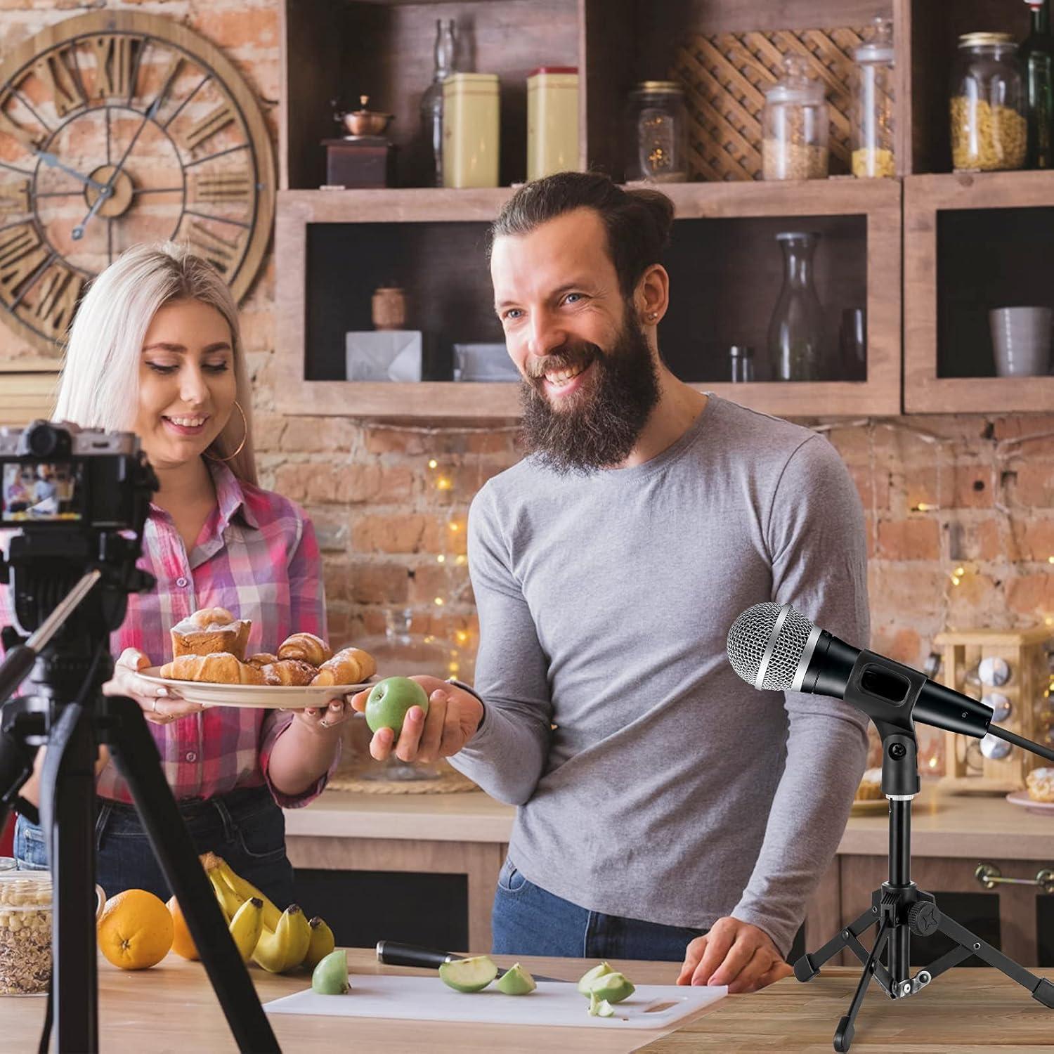 Soporte de Micrófono de Escritorio BILIONE Plegable Ajustable