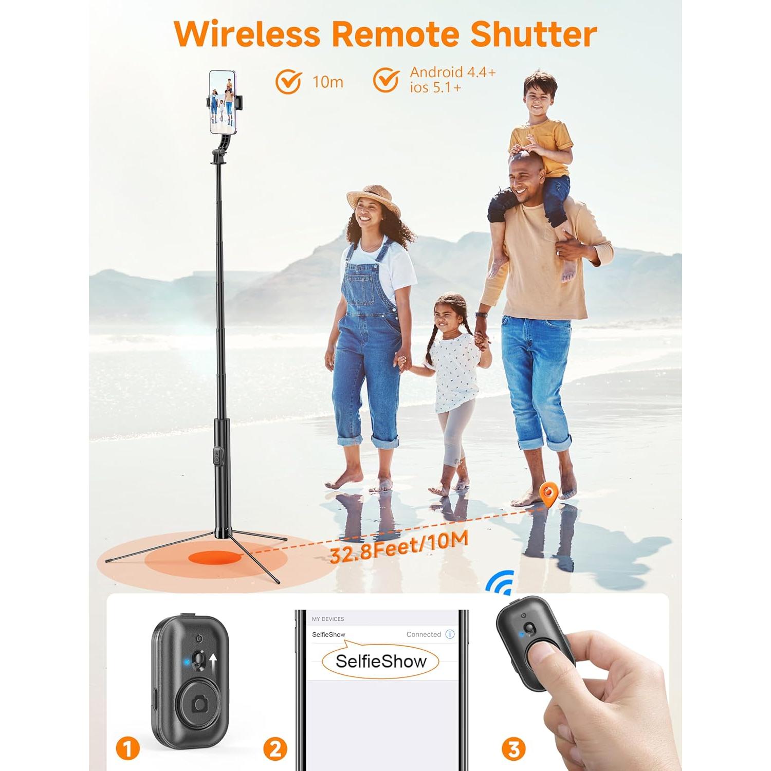 Trípode Extensible para Teléfono SHENZHEN C11SS 196cm