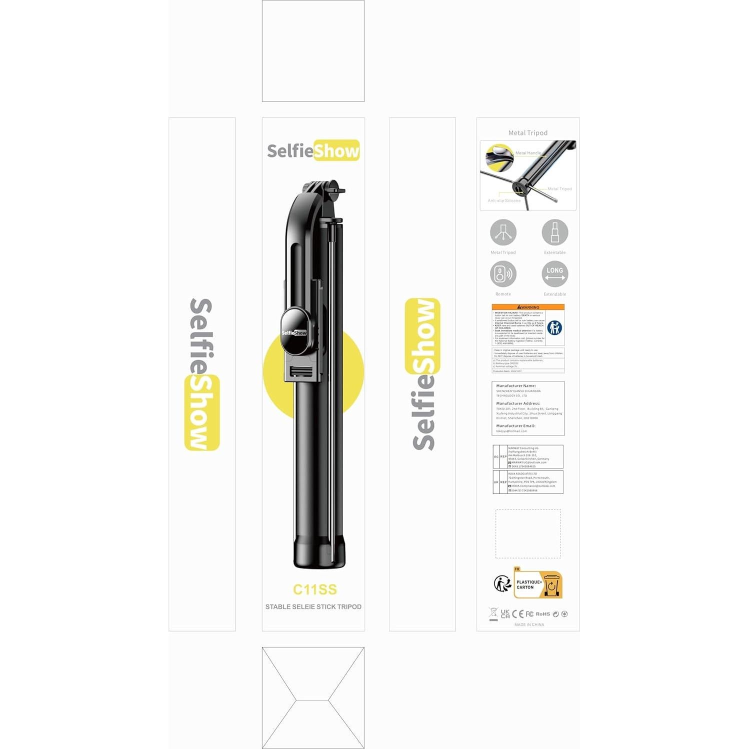 Trípode Extensible para Teléfono SHENZHEN C11SS 196cm