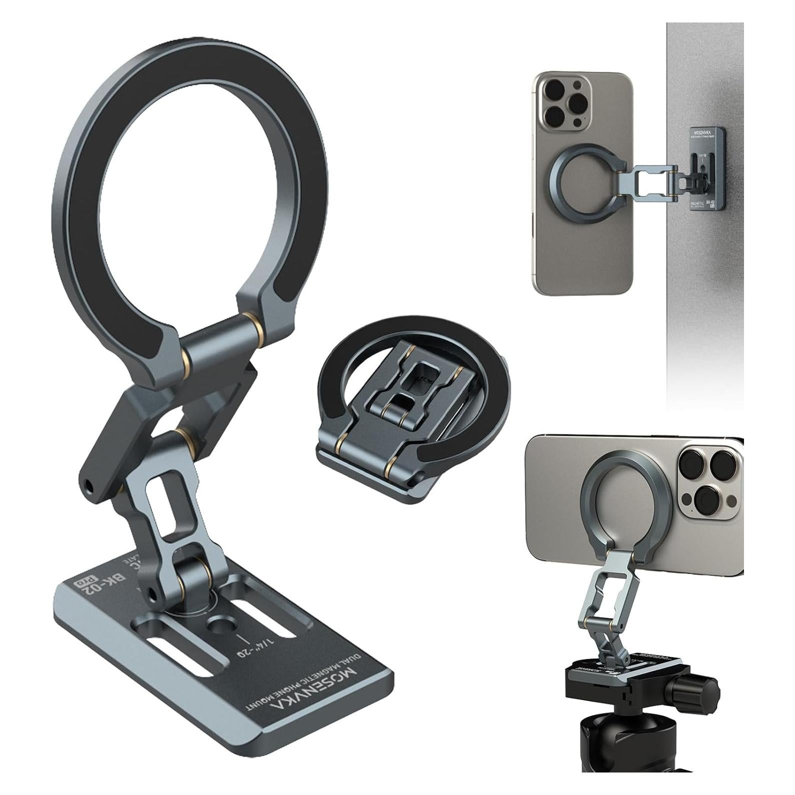 Soporte Magnético Doble MOSENVKA para Teléfono - 360° Ajustable
