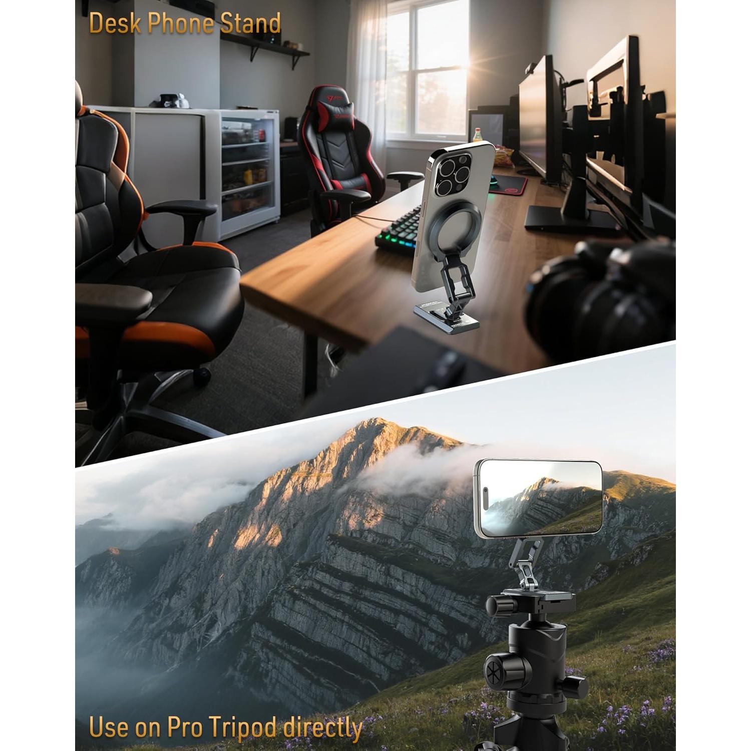 Soporte Magnético Doble MOSENVKA para Teléfono - 360° Ajustable