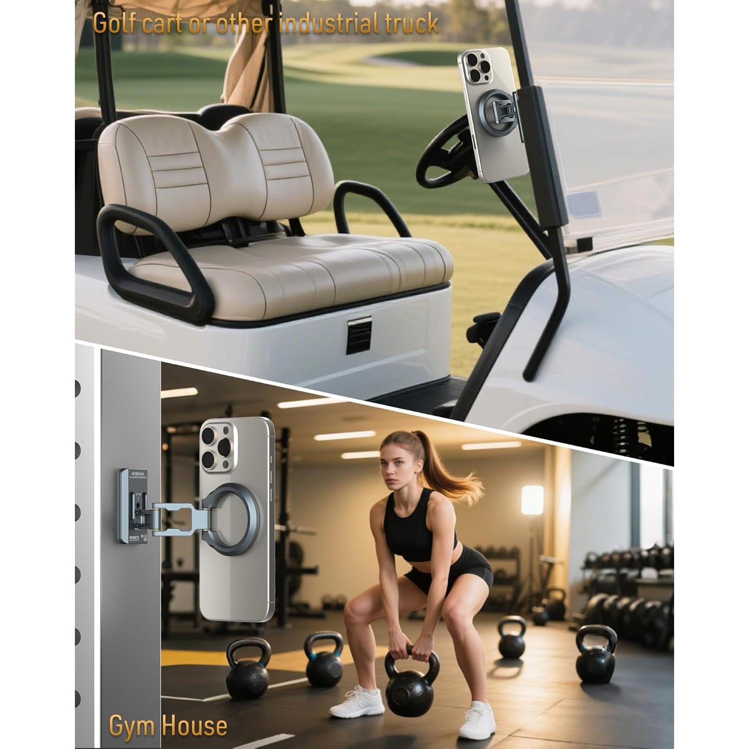 Soporte Magnético Doble MOSENVKA para Teléfono - 360° Ajustable