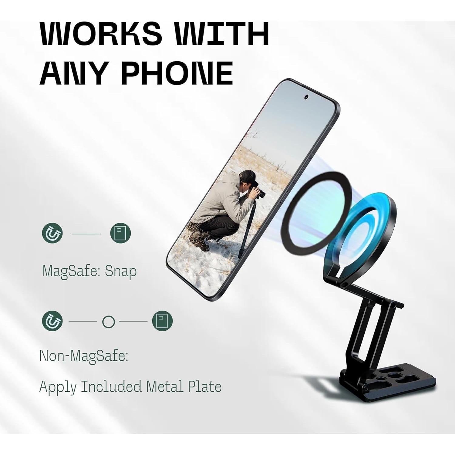 Soporte Magnético Plegable FANAUE MT-05 para Teléfono y Webcam