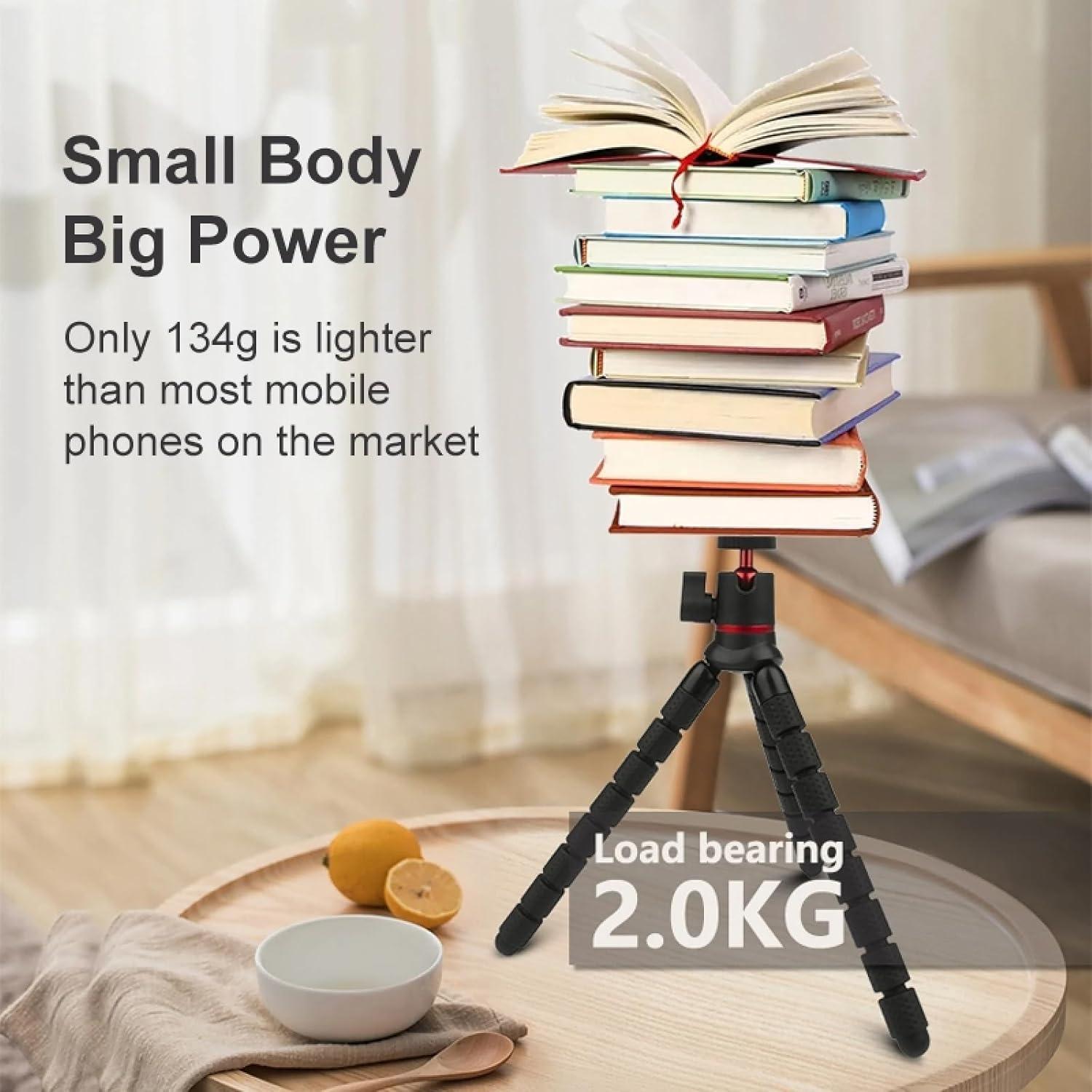 Trípode Octopus Mini Flexible Reflex Camera - 2kg - Negro