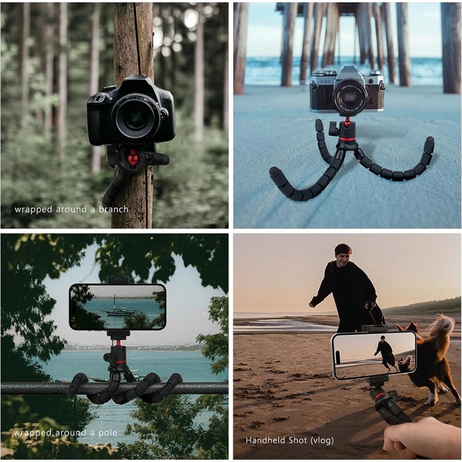 Trípode Octopus Mini Flexible Reflex Camera - 2kg - Negro