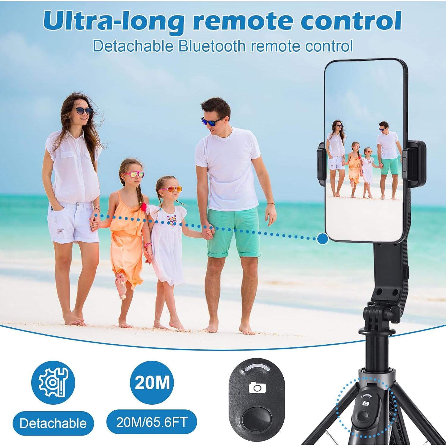 Estabilizador Gimbal 3-en-1 HomeMateVac para Smartphone