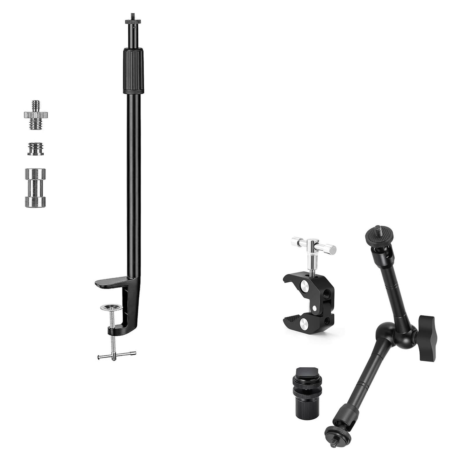 Brazo Mágico TARION 11" con Super Abrazadera y Soporte de Luz 35-63 cm