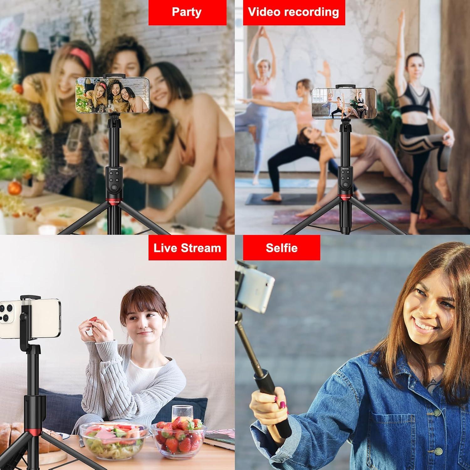 Trípode Selfie Stick Newmowa con Control Remoto para iPhone