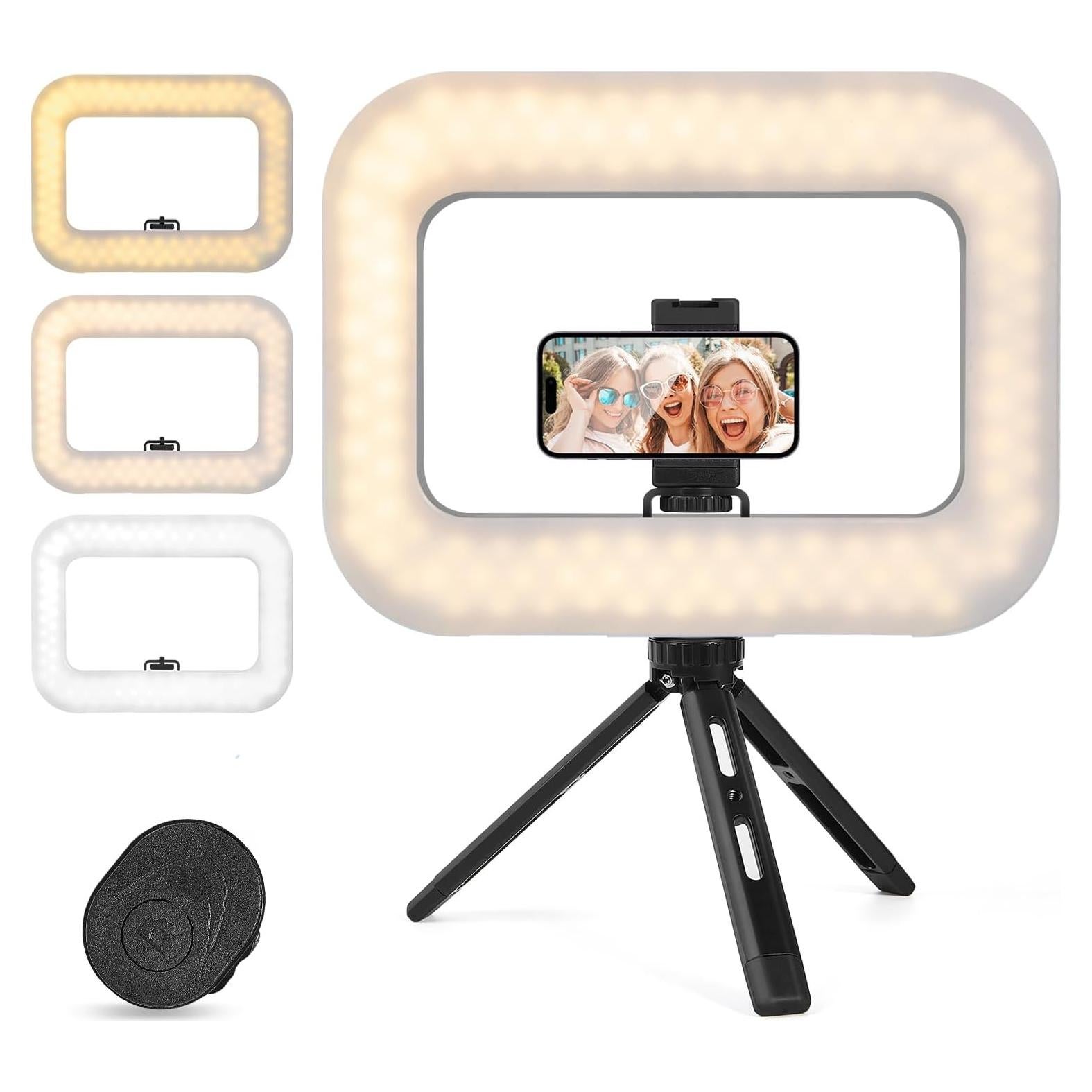 Soporte de Video con Luz LED y Trípode Kalofaye D0041