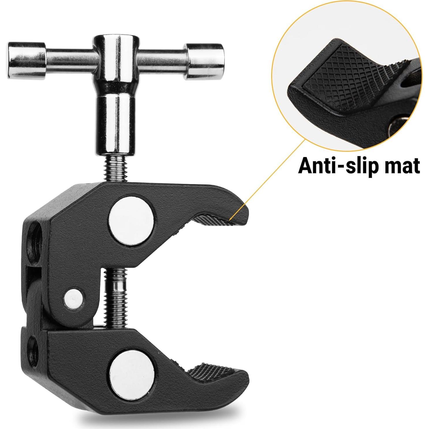 Super Clamp Pro LinkWheres Soporte de Cámara Antideslizante
