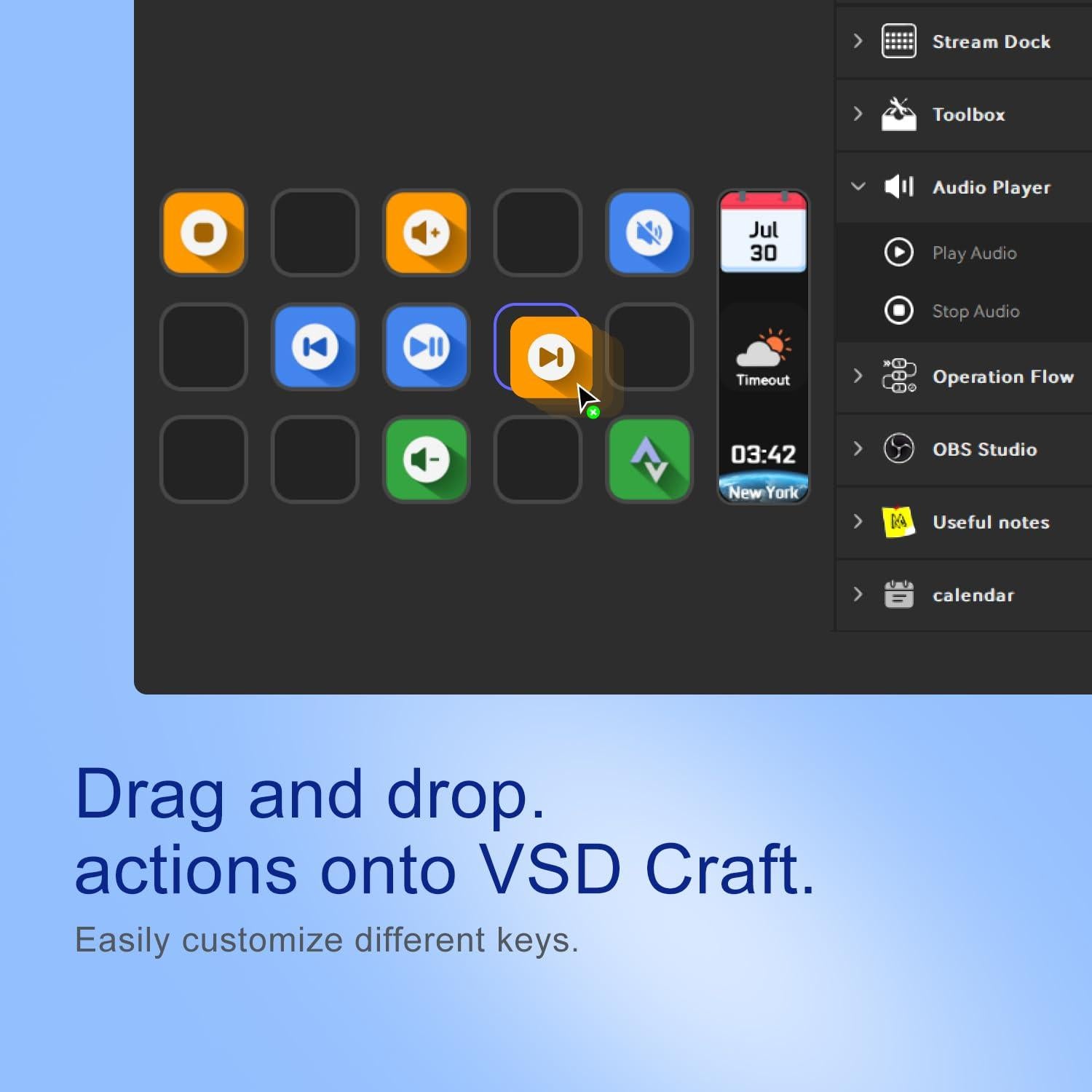 Controlador de Transmisión VSDinside HSV293S Negro 15 Teclas Macro