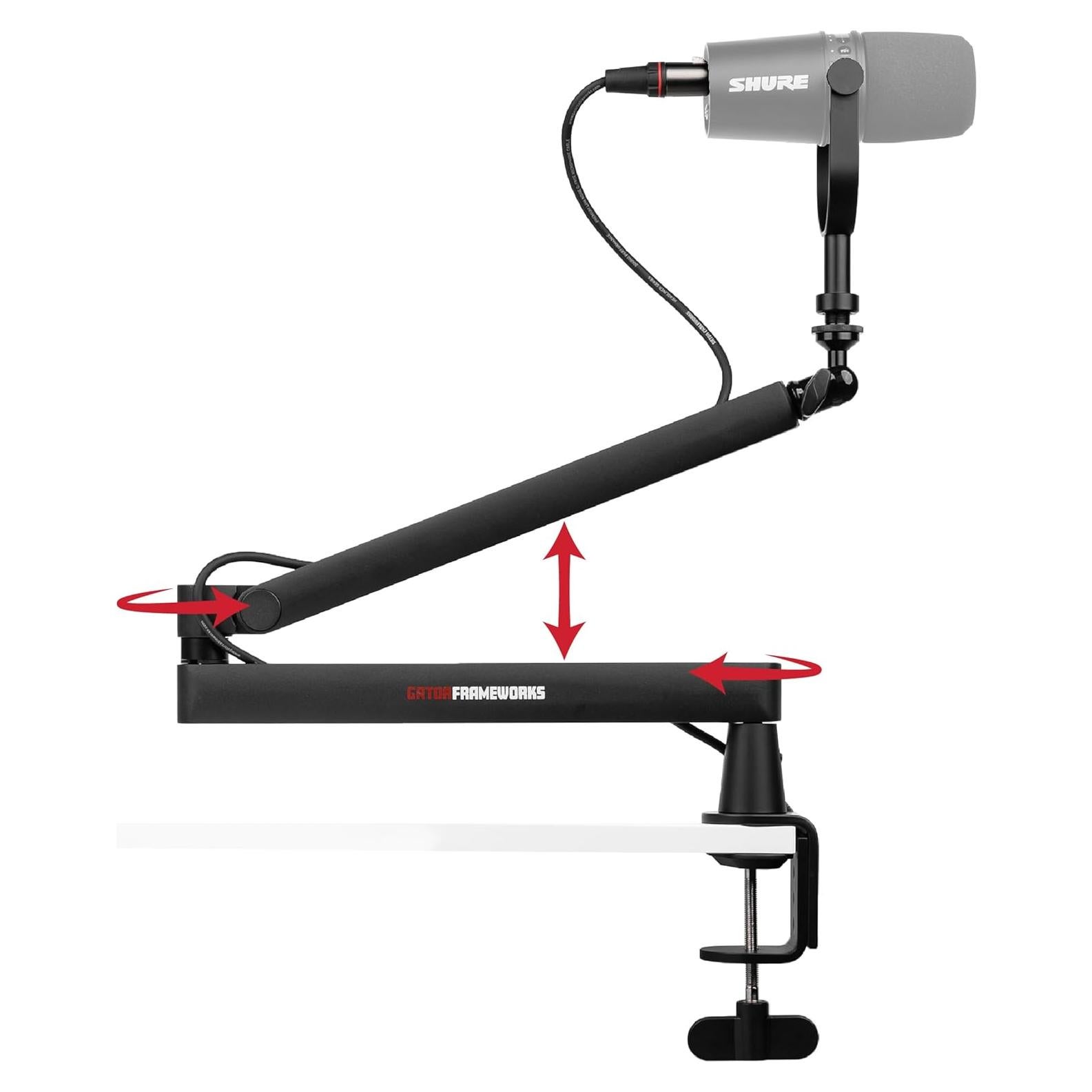 Brazo de Transmisión Gator Frameworks GFWMICBCBM2500 Ajustable