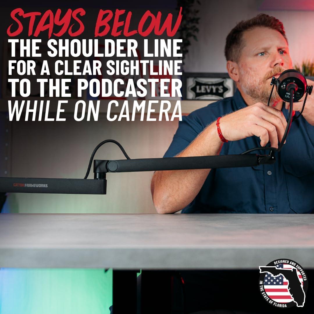 Brazo de Transmisión Gator Frameworks GFWMICBCBM2500 Ajustable