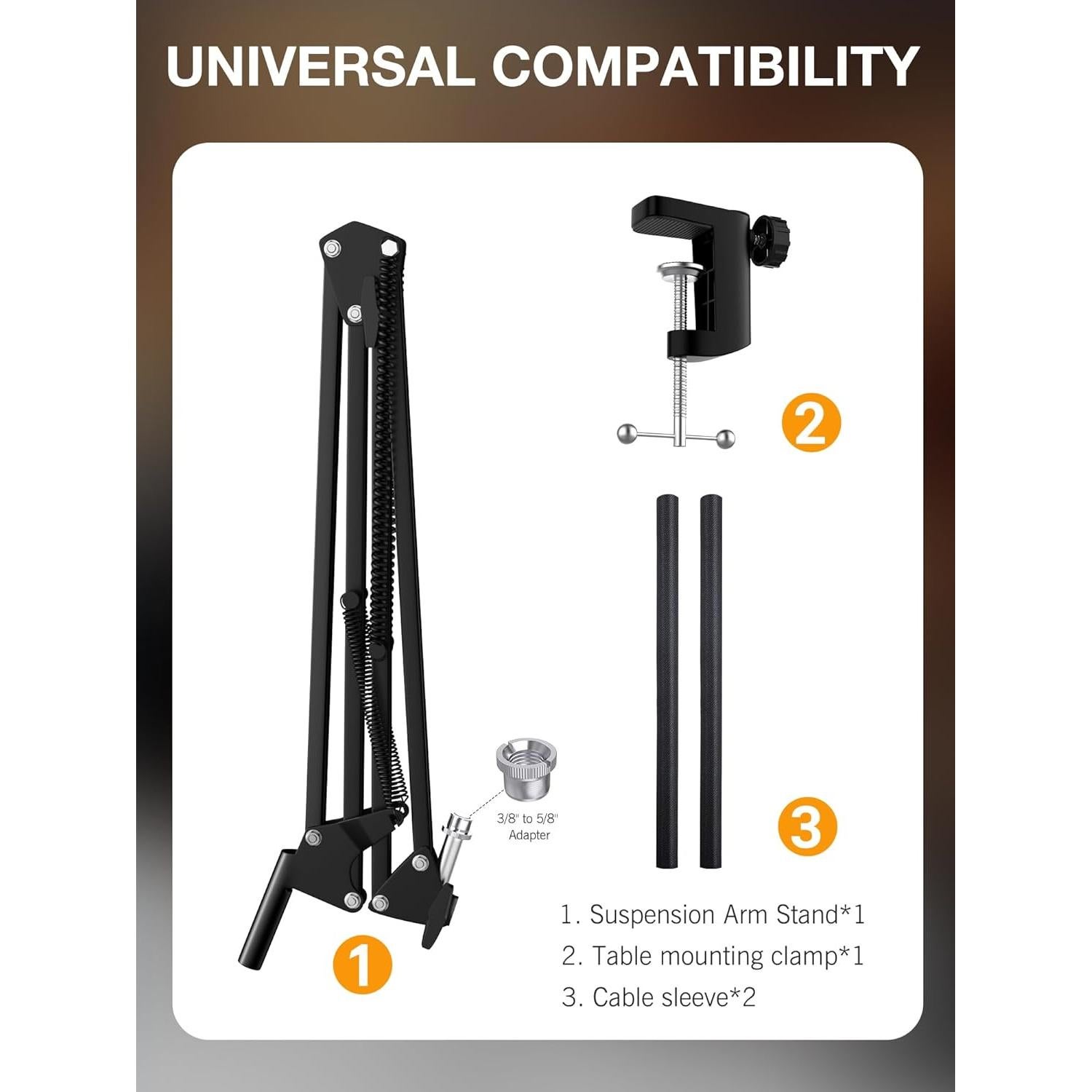 Soporte de Micrófono SUNMON Seiren V3 Mini Ajustable 1.4 KG