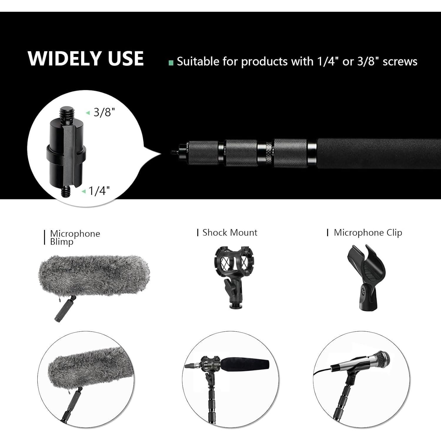 Brazo de Micrófono RAUBAY MA01 Extensible 1.1m a 2.7m