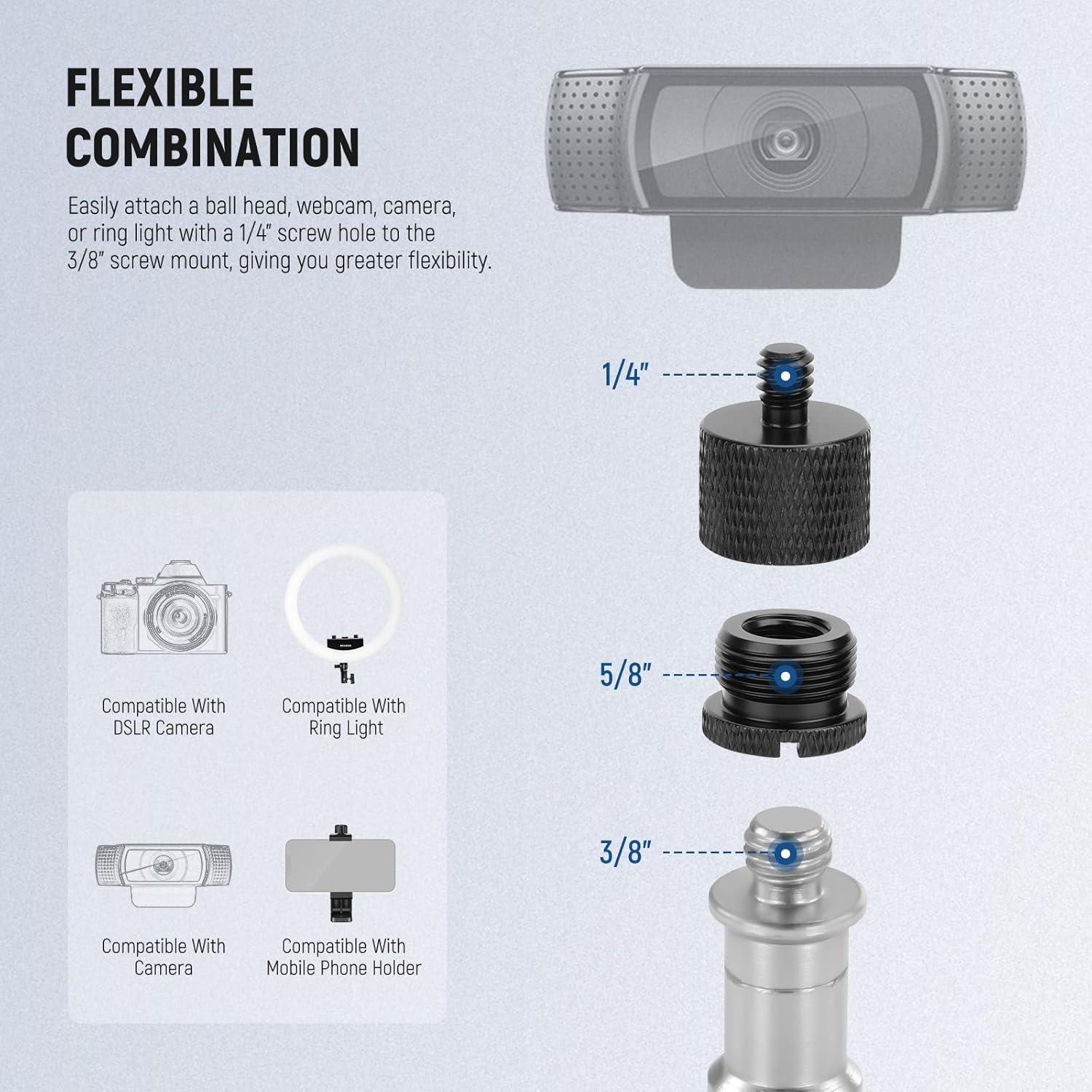 Kit de Adaptadores de Soporte de Micrófono NEEWER HW-43
