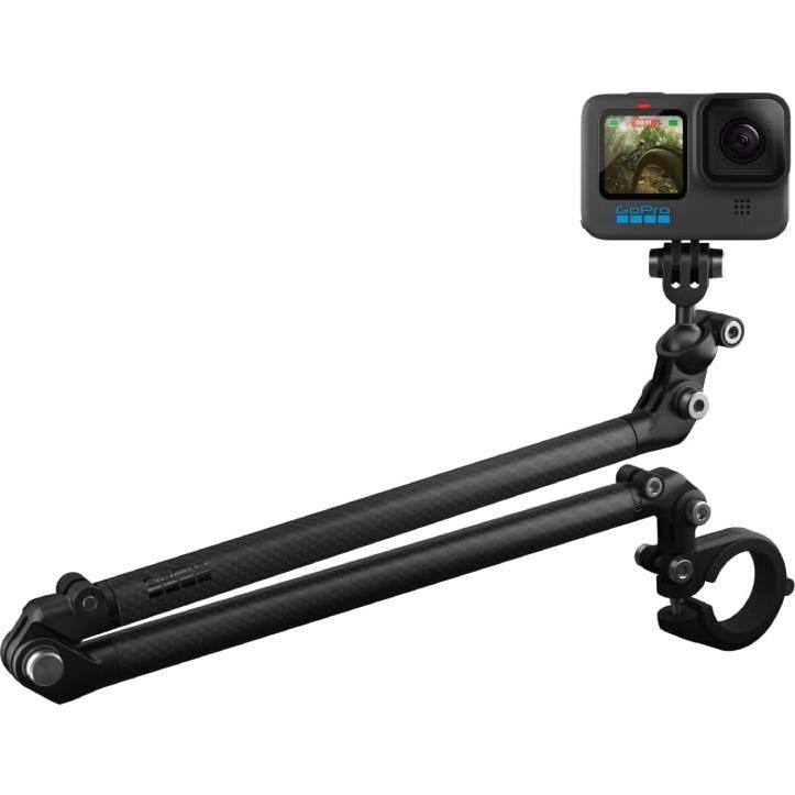 Soporte GoPro Boom + Barra Extensible 25-53 cm Fibra Carbono