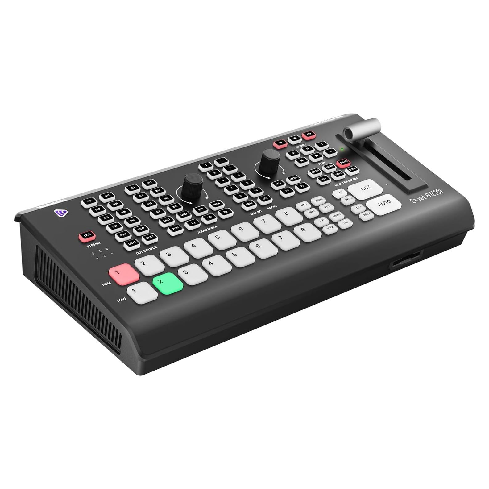 Conmutador de Video Osee GoStream Duet 8 ISO 8 Canales 4K