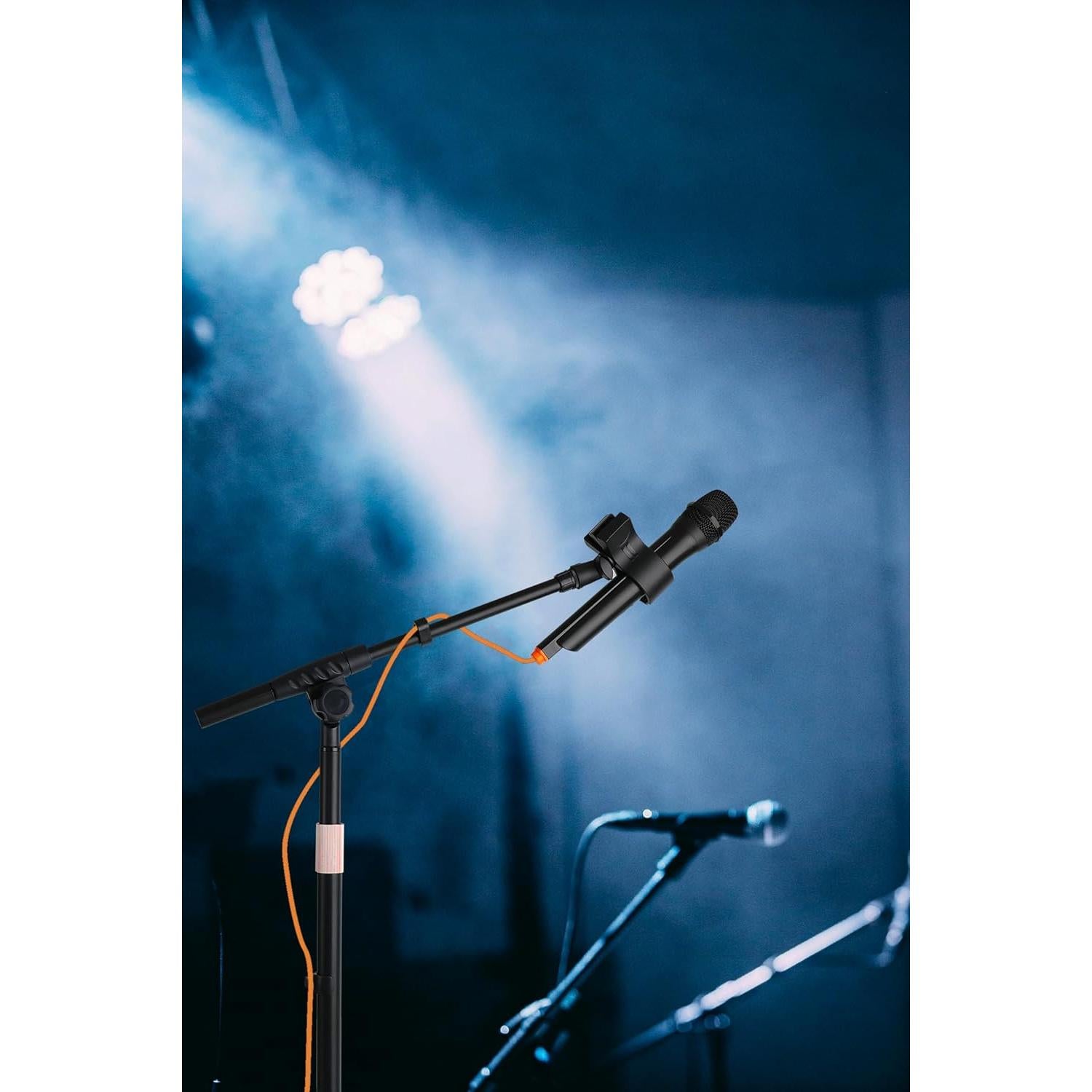 Soporte de Micrófono de Piso Ajustable HC-117-01 Negro