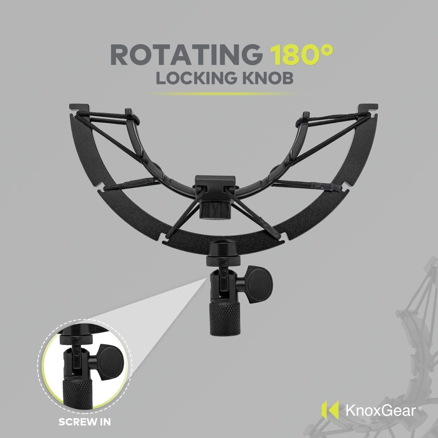 Soporte de Choque Multiusos Knox Gear para Micrófono Blue Snowball