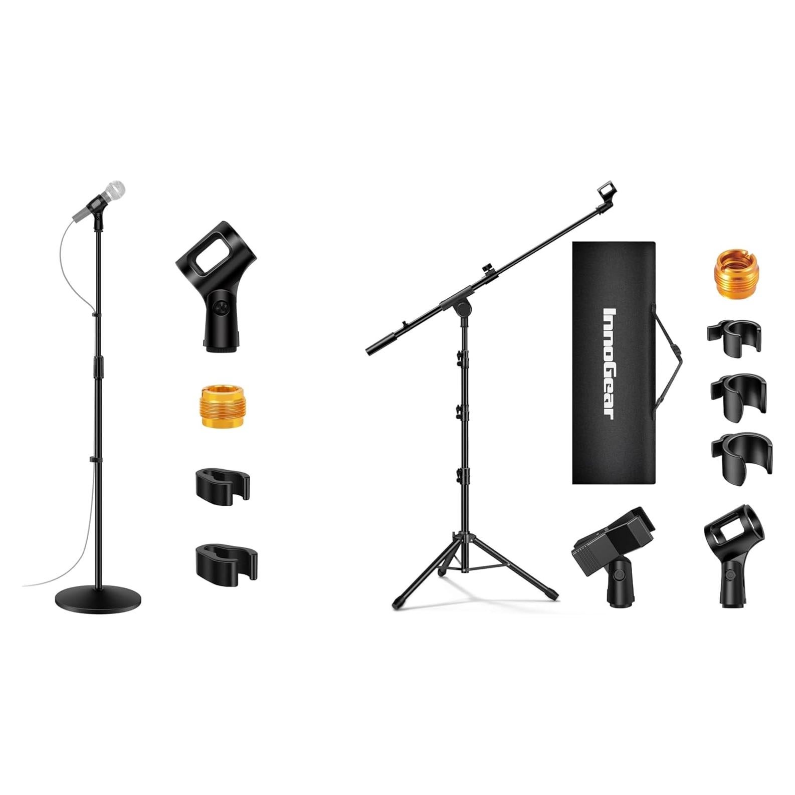 Soporte de Micrófono InnoGear Ajustable con Base Redonda 2.04kg