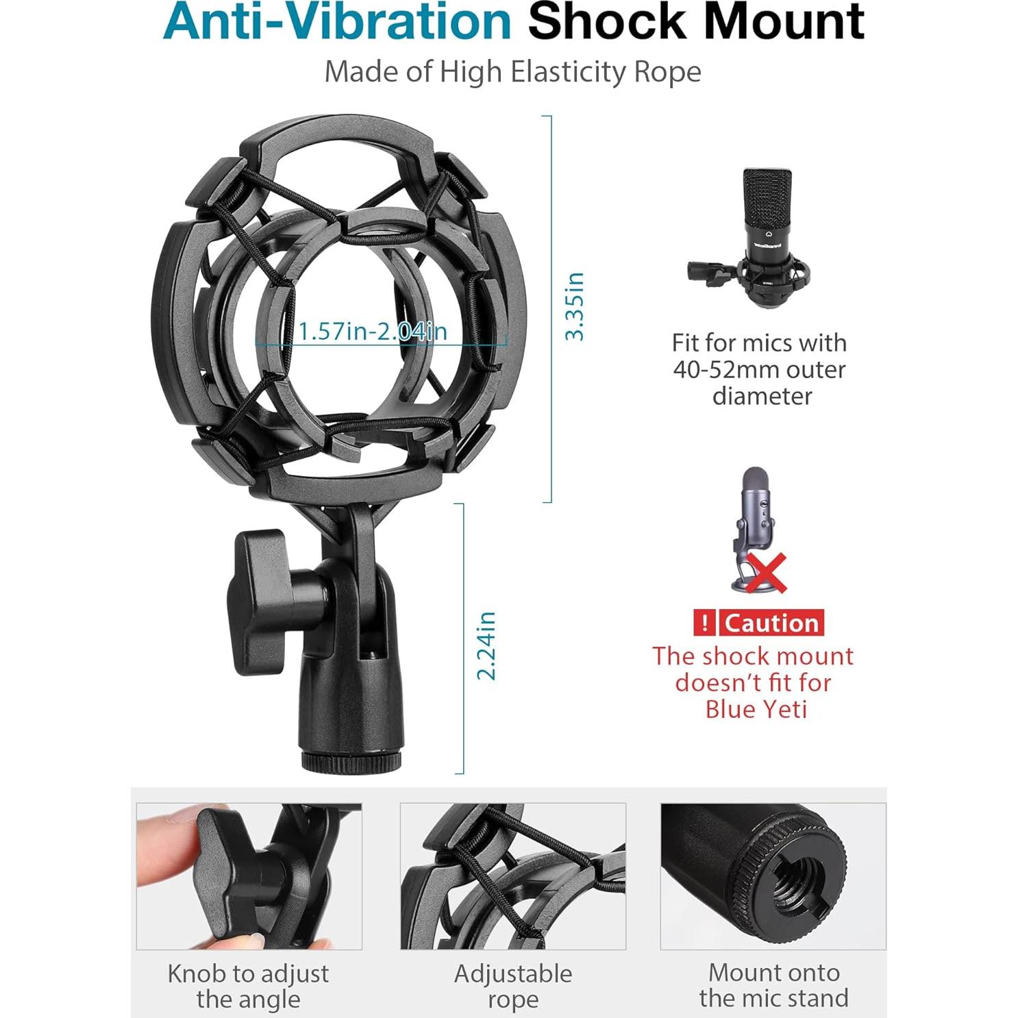 Soporte de Micrófono de Escritorio InnoGear Ajustable 0.6kg
