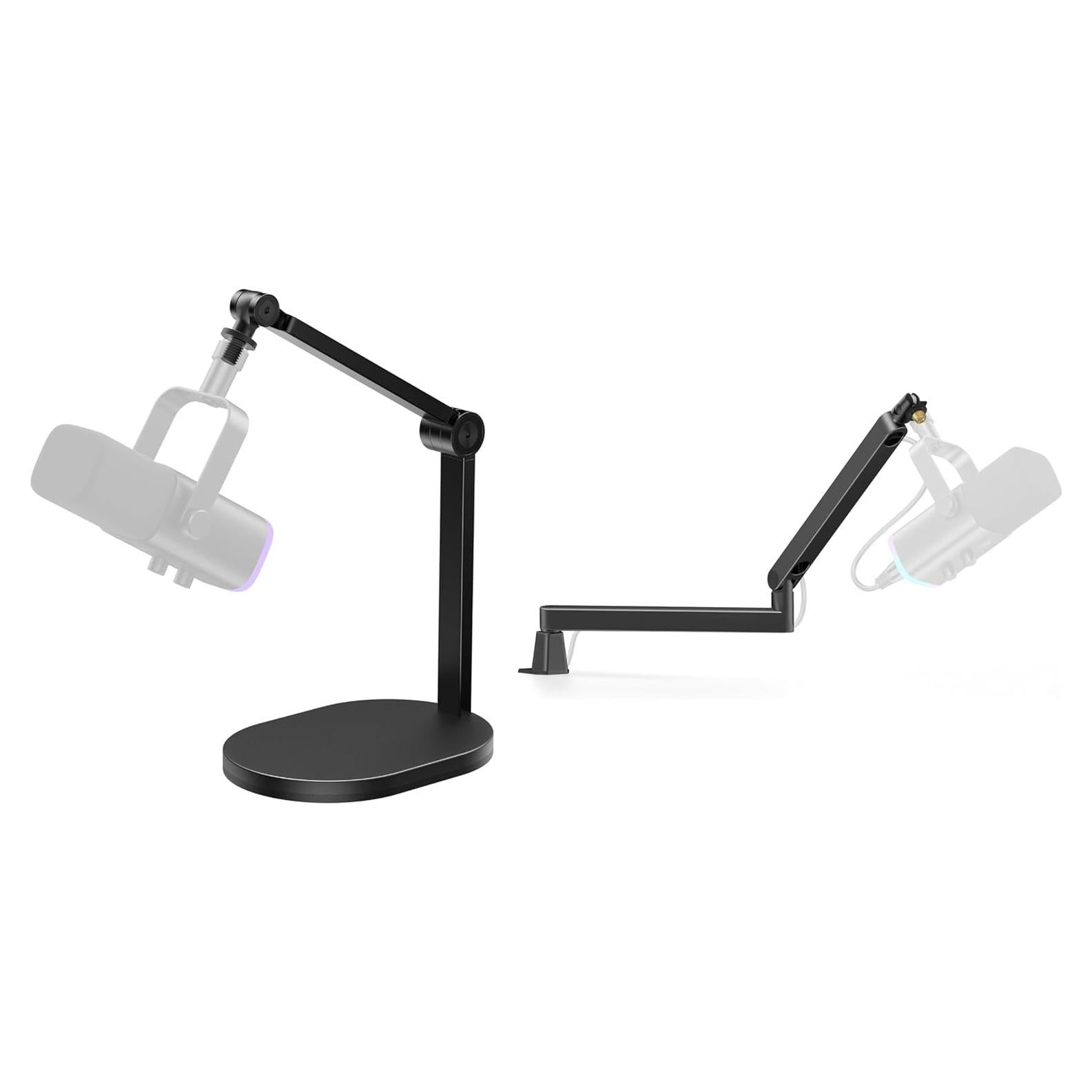 Soporte de Micrófono InnoGear 360° Acero Negro para Estudio