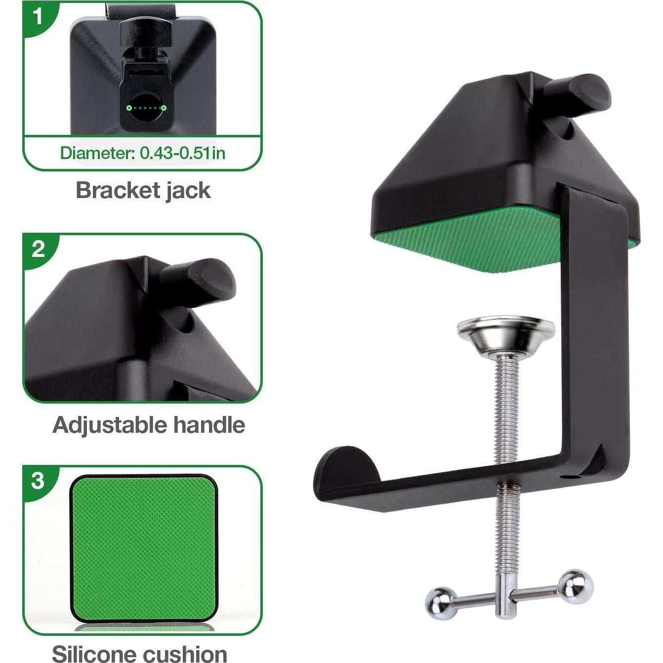 Abrazadera en C de Metal SUNMON para Escritorio 6.2cm