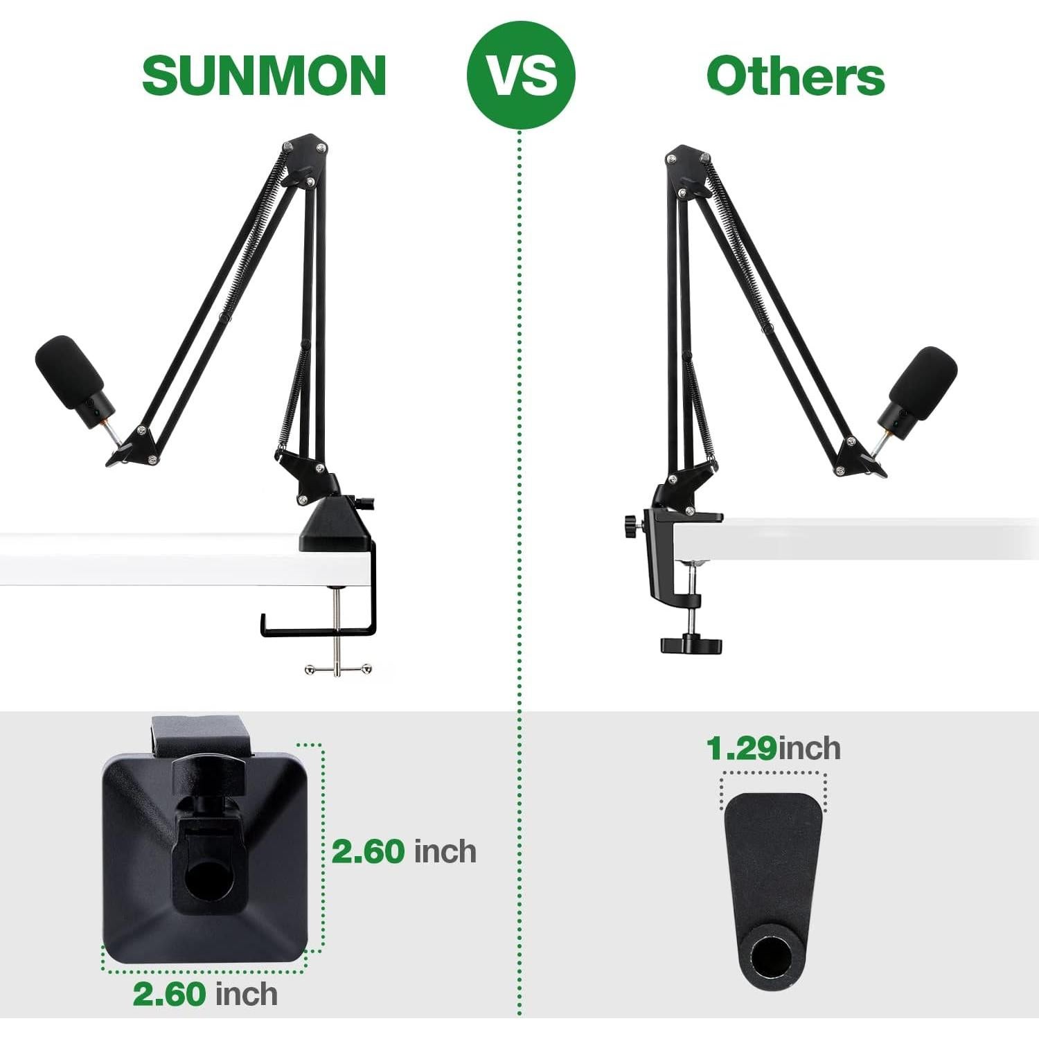 Abrazadera en C de Metal SUNMON para Escritorio 6.2cm